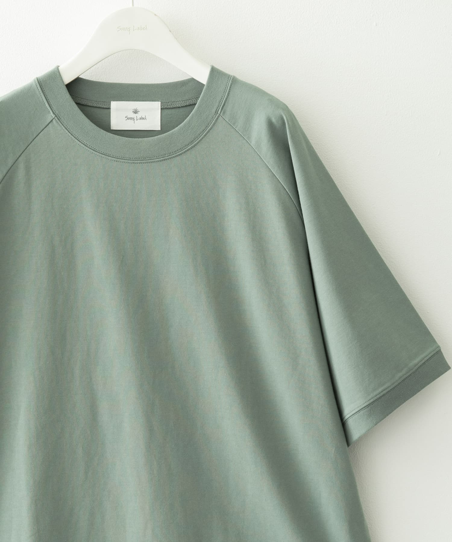 『接触冷感』『速乾』ハイスペラグランショートスリーブTシャツ