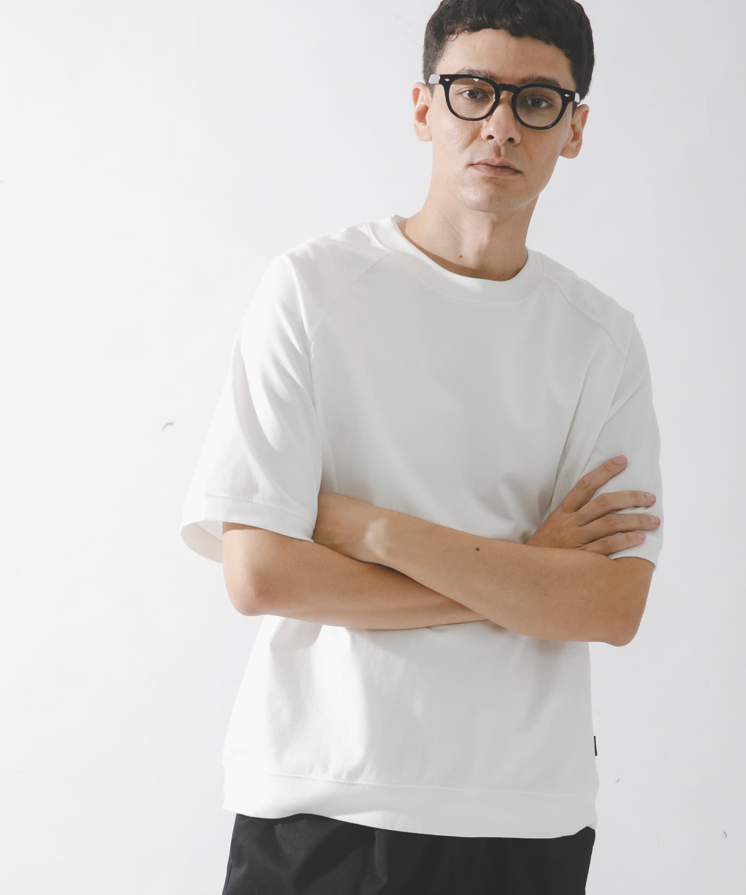 『接触冷感』『速乾』ハイスペラグランショートスリーブTシャツ