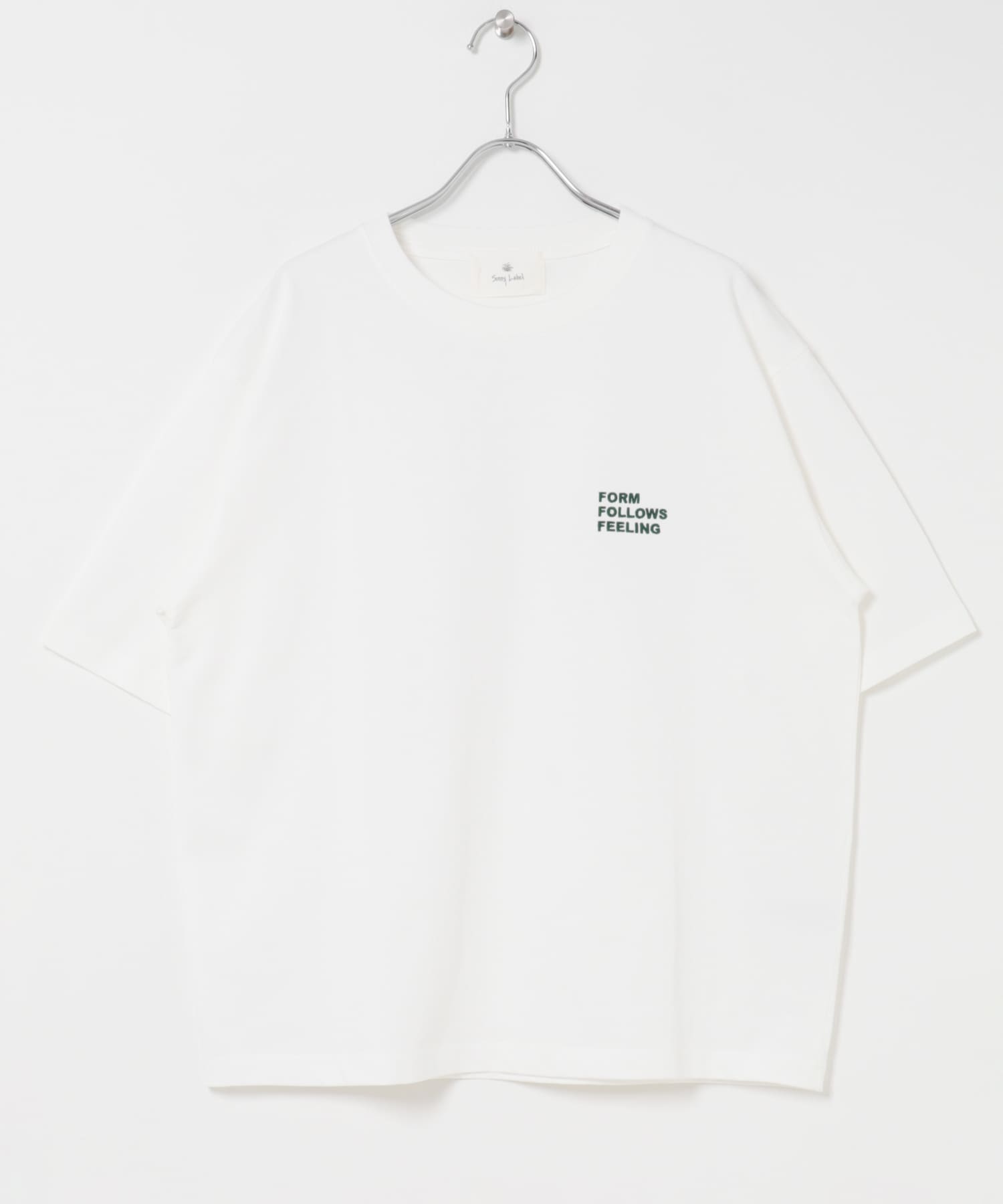 ワンポイント刺繍ショートスリーブTシャツ