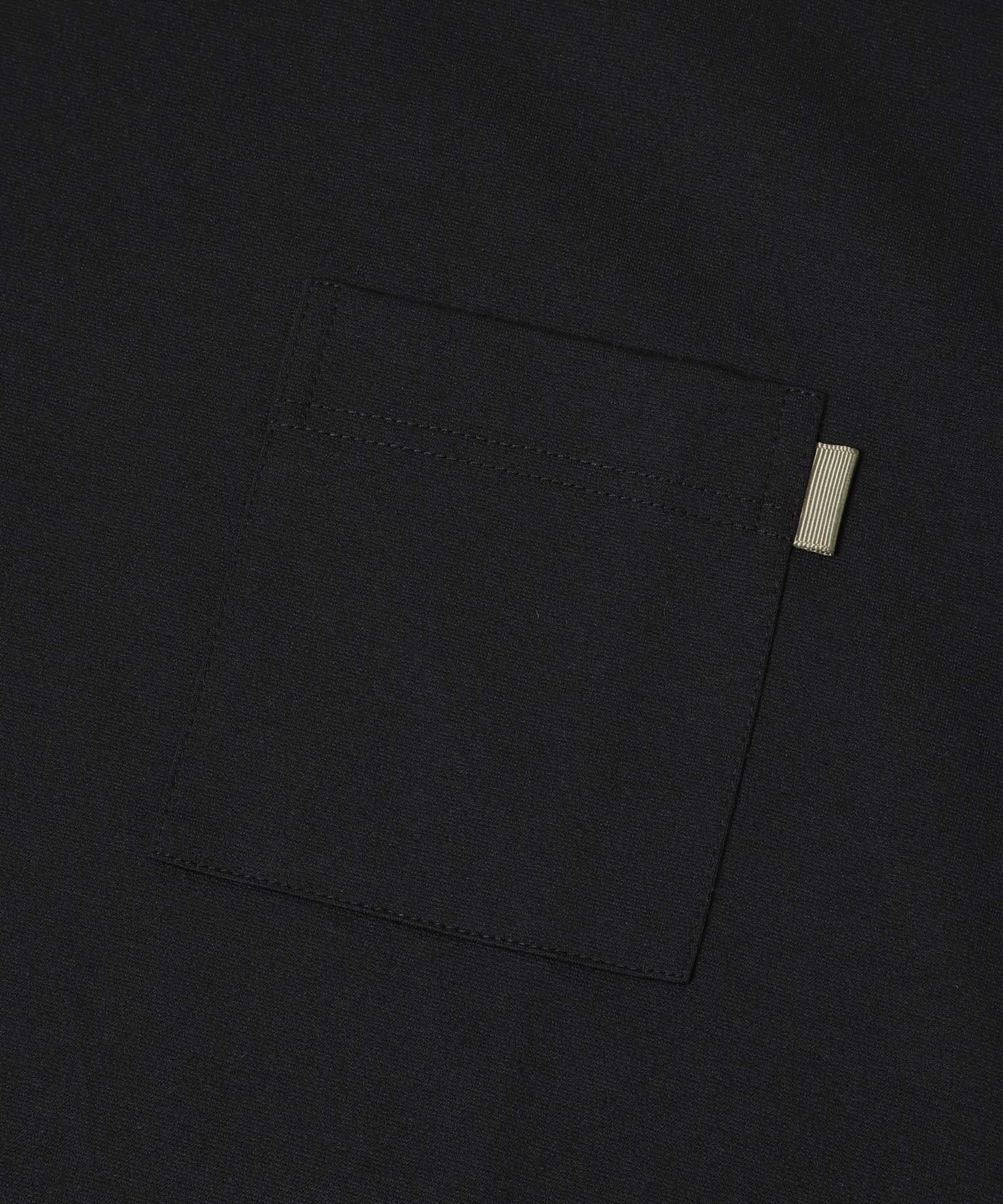 ポンチポケット付ショートスリーブTシャツ ブラック M