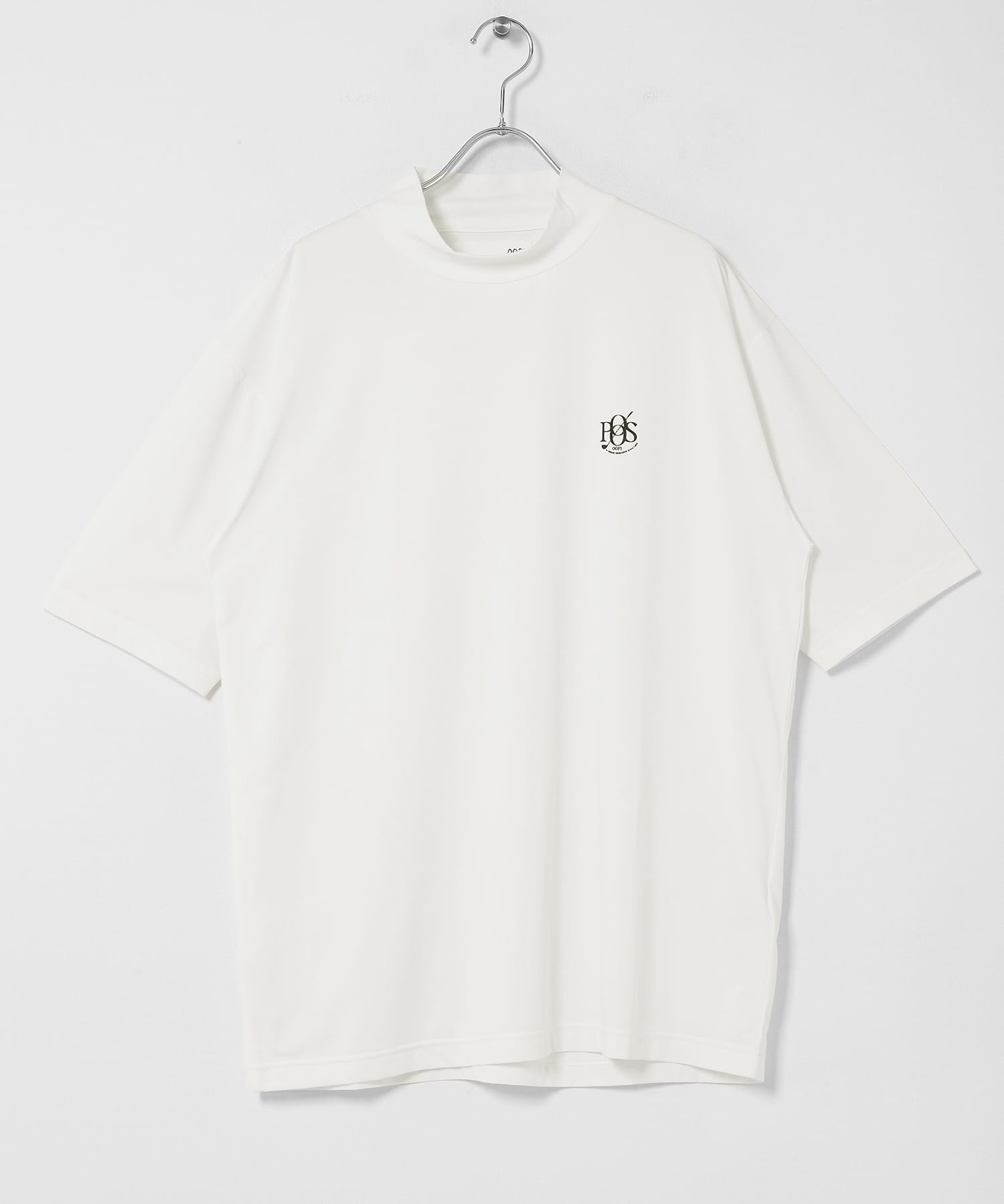OOPS 吸水速乾モックネックTシャツ(M WHITE): トップス｜URBAN