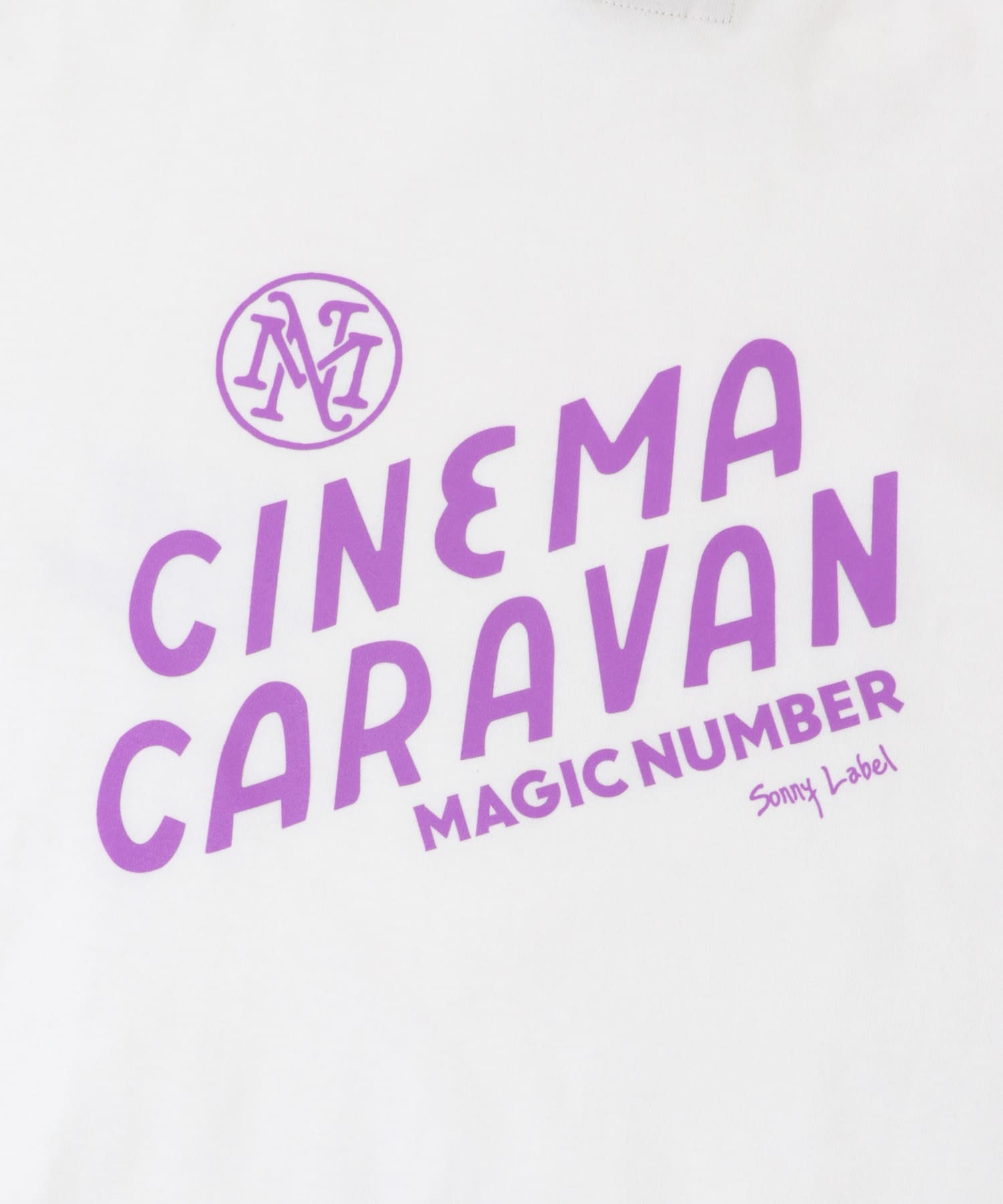CINEMACARAVAN×MAGIC NUMBER×Sonny Label　コラボTシャツ1 PURPLE S