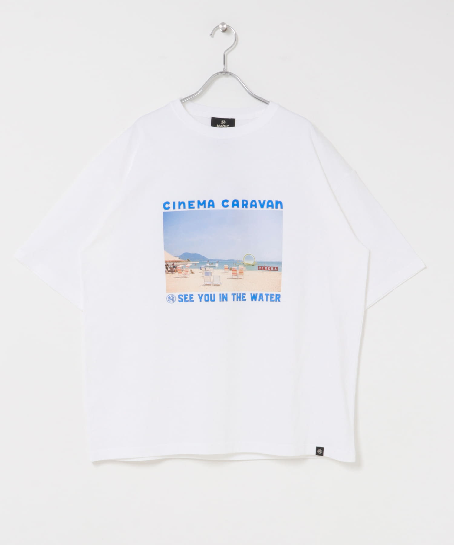 CINEMACARAVAN×MAGIC NUMBER×Sonny Label　コラボTシャツ3 BLUE S