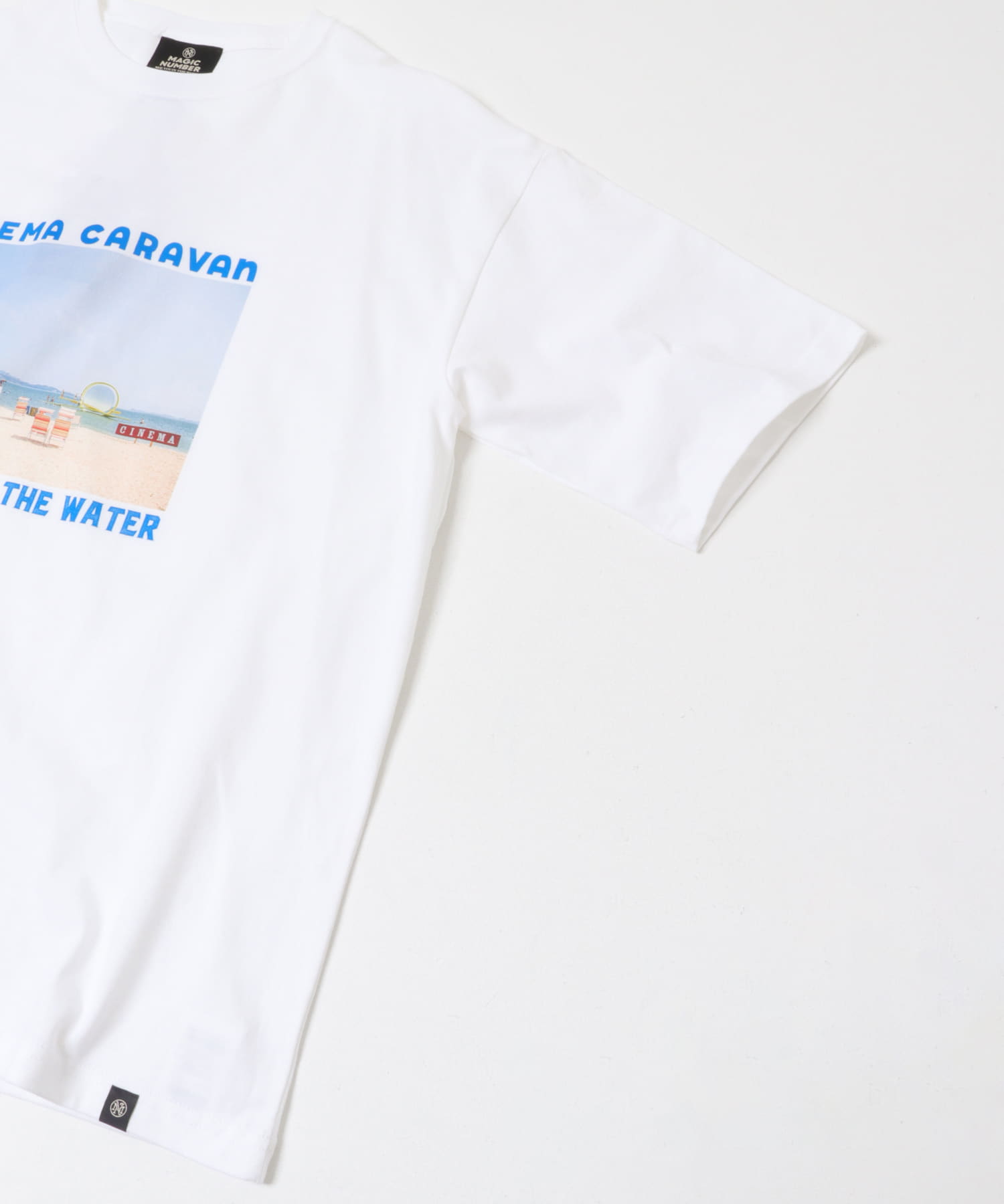 CINEMACARAVAN×MAGIC NUMBER×Sonny Label　コラボTシャツ3 BLUE S