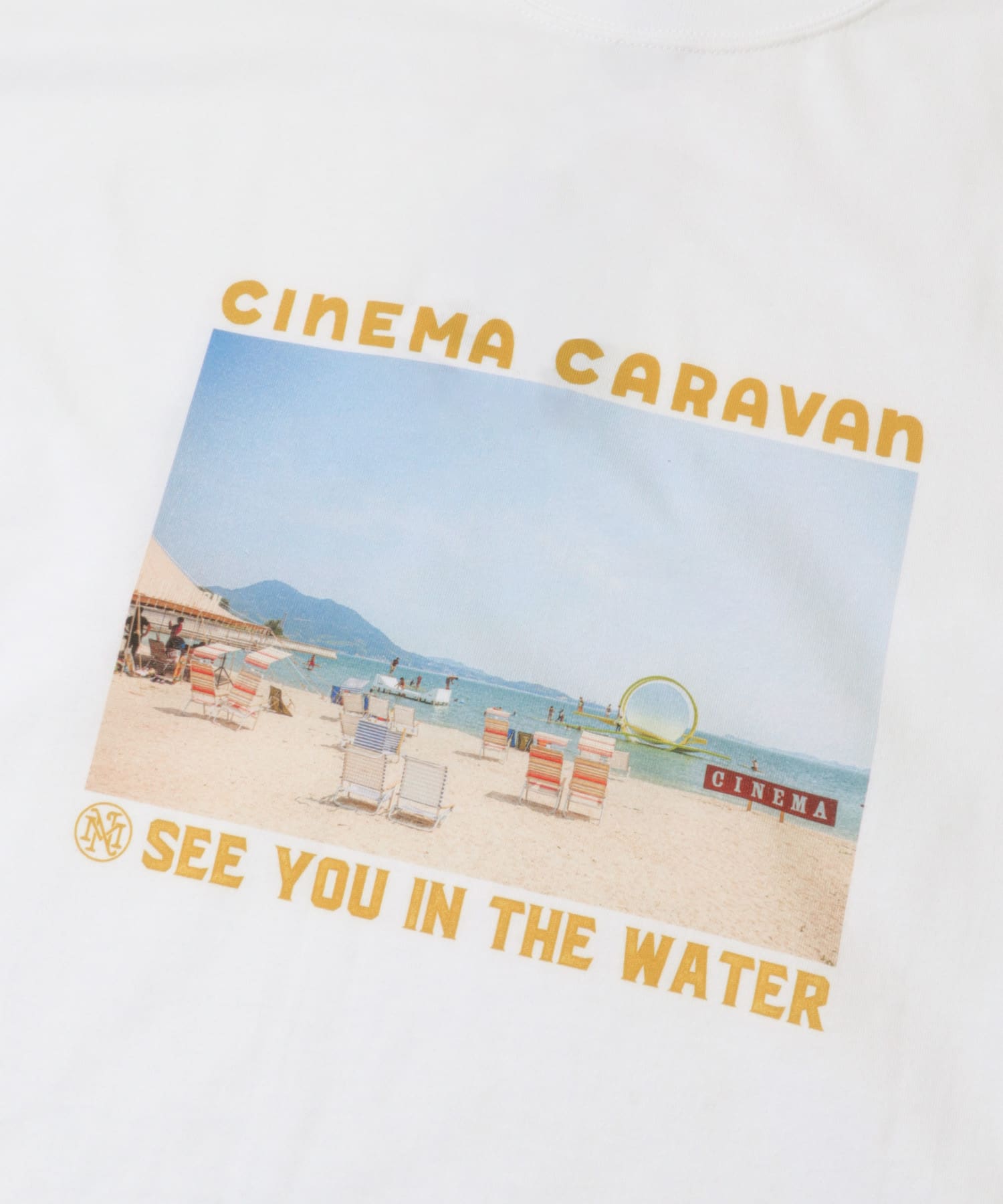 CINEMACARAVAN×MAGIC NUMBER×Sonny Label　コラボTシャツ3 YELLOW S