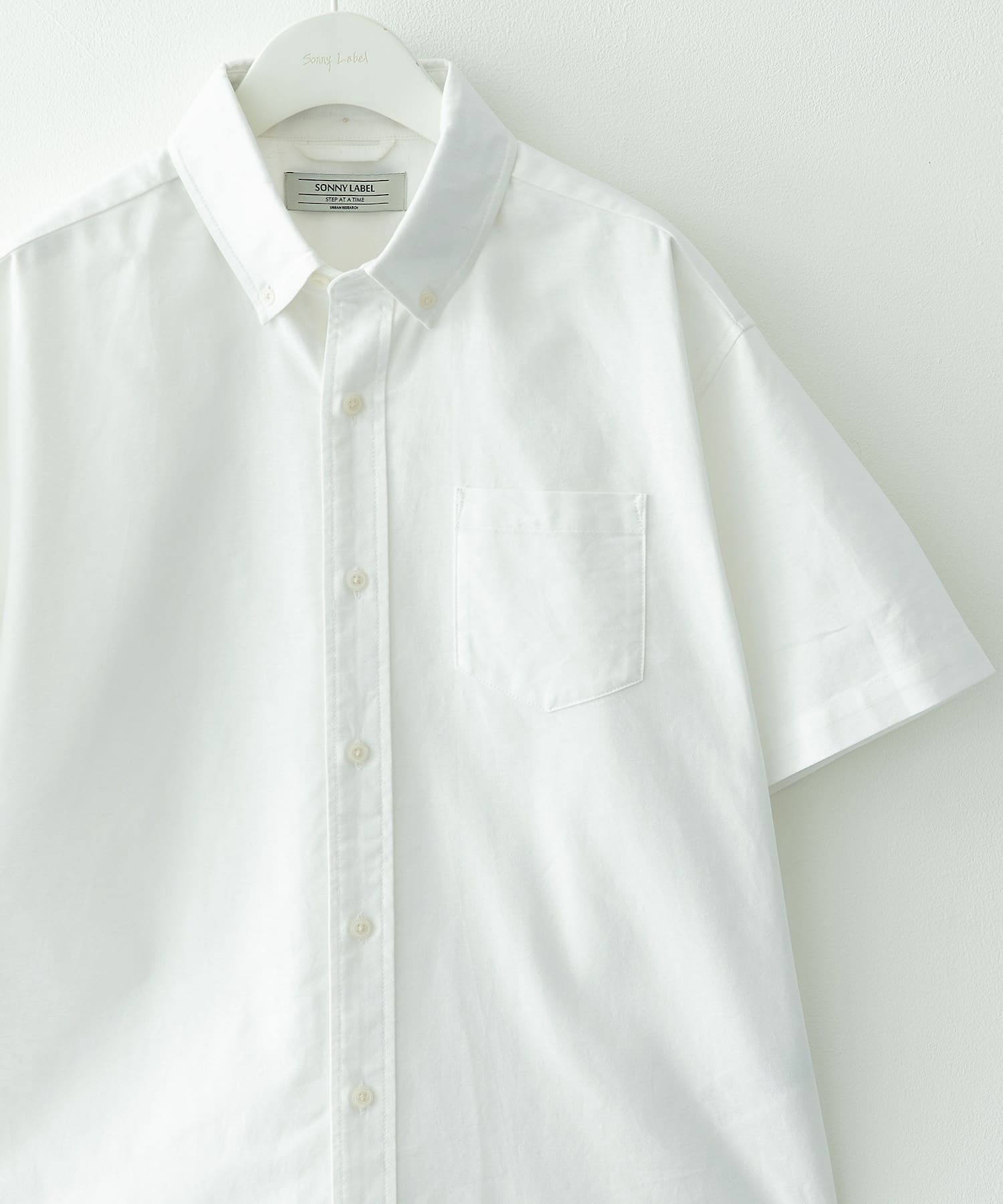抗菌オックスボタンダウン半袖シャツ