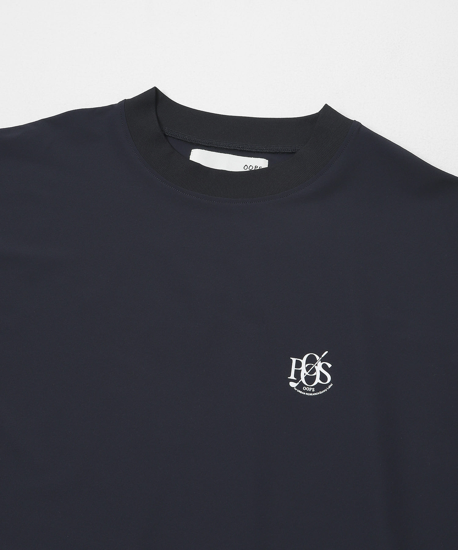 OOPS　接触冷感ロングスリーブTシャツ DARK NAVY M