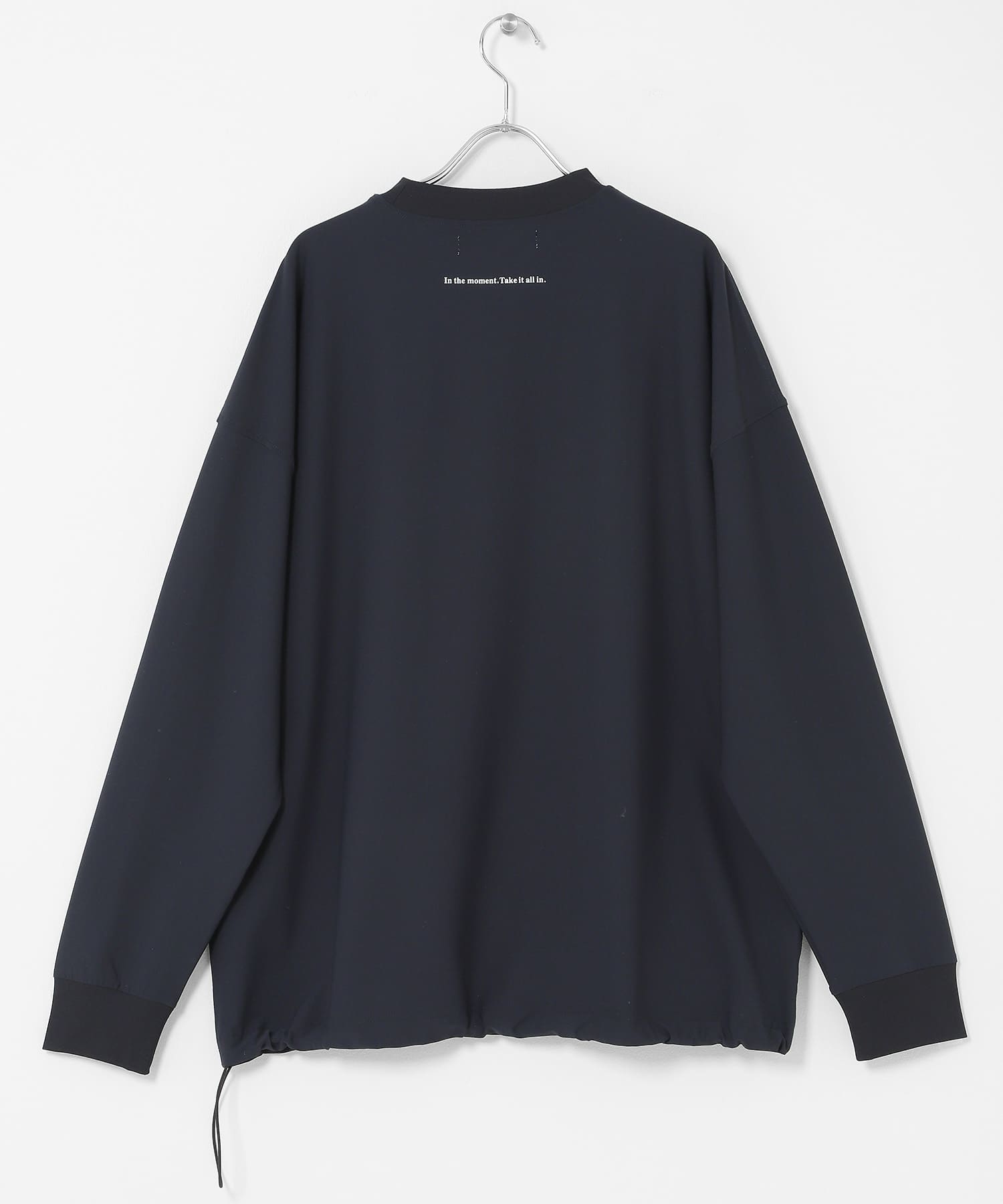 OOPS　接触冷感ロングスリーブTシャツ DARK NAVY M