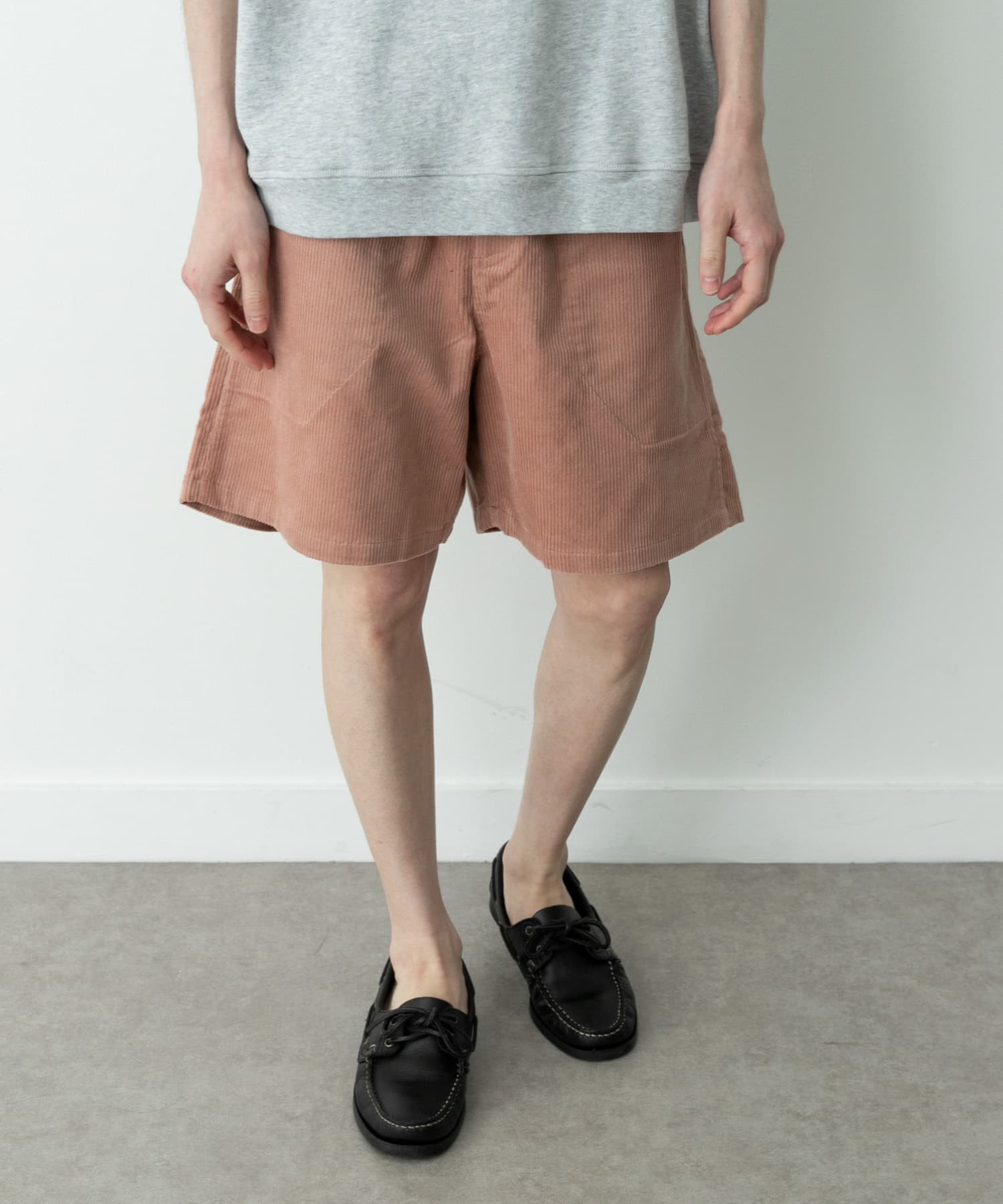 コーデュロイイージーバギーショートパンツ