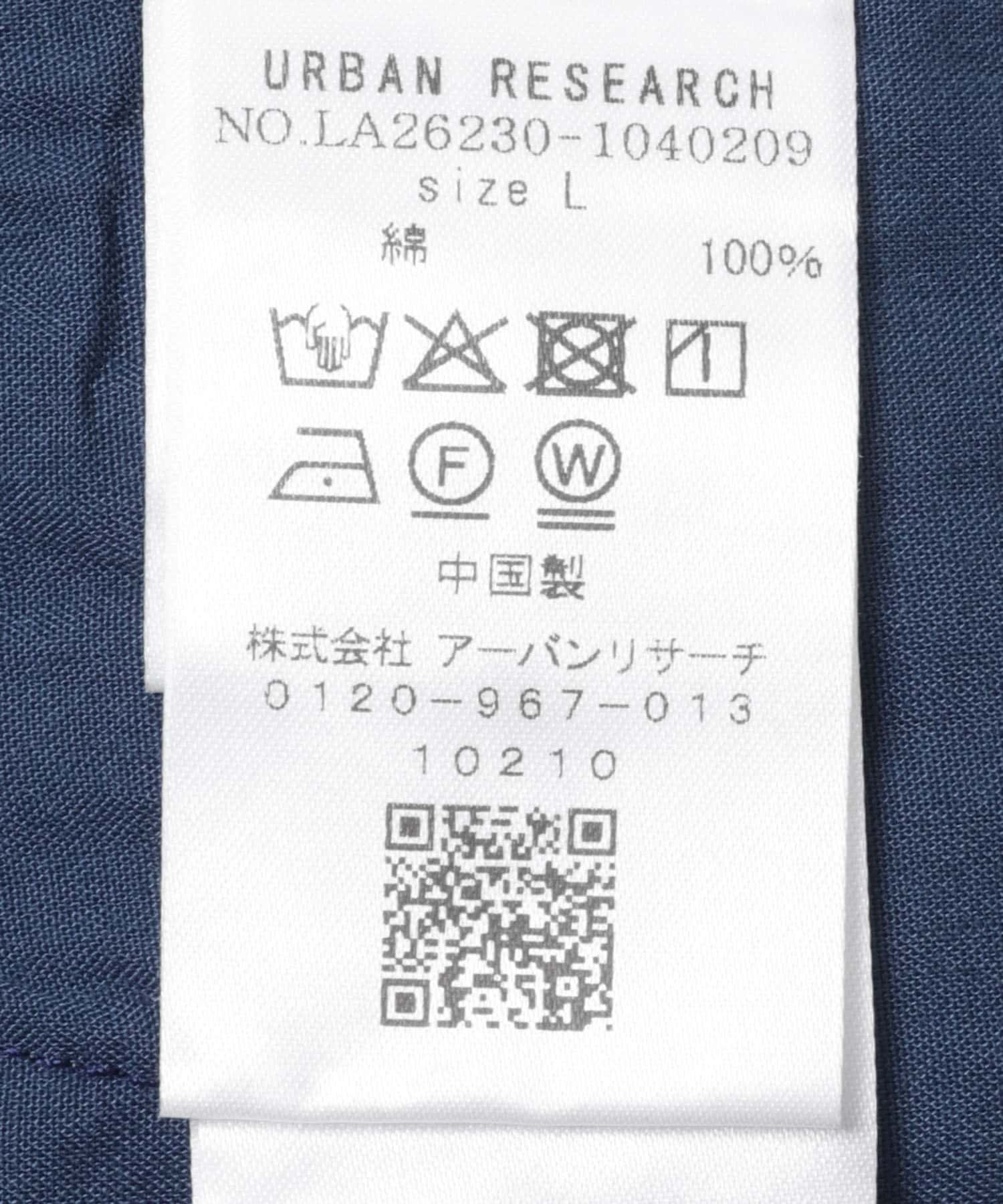 ミニ千鳥格子イージーワイドパンツ ネイビー M