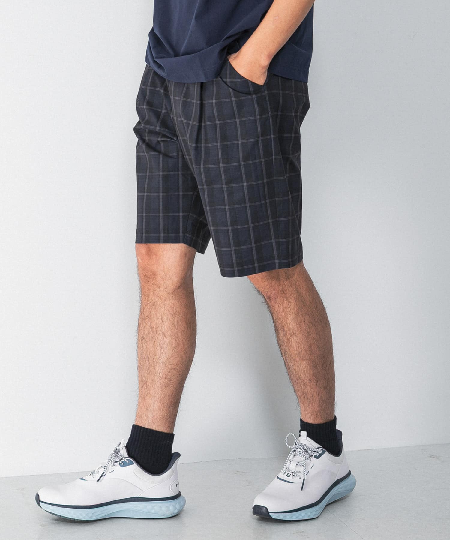 OOPS　チェック柄ショーツ