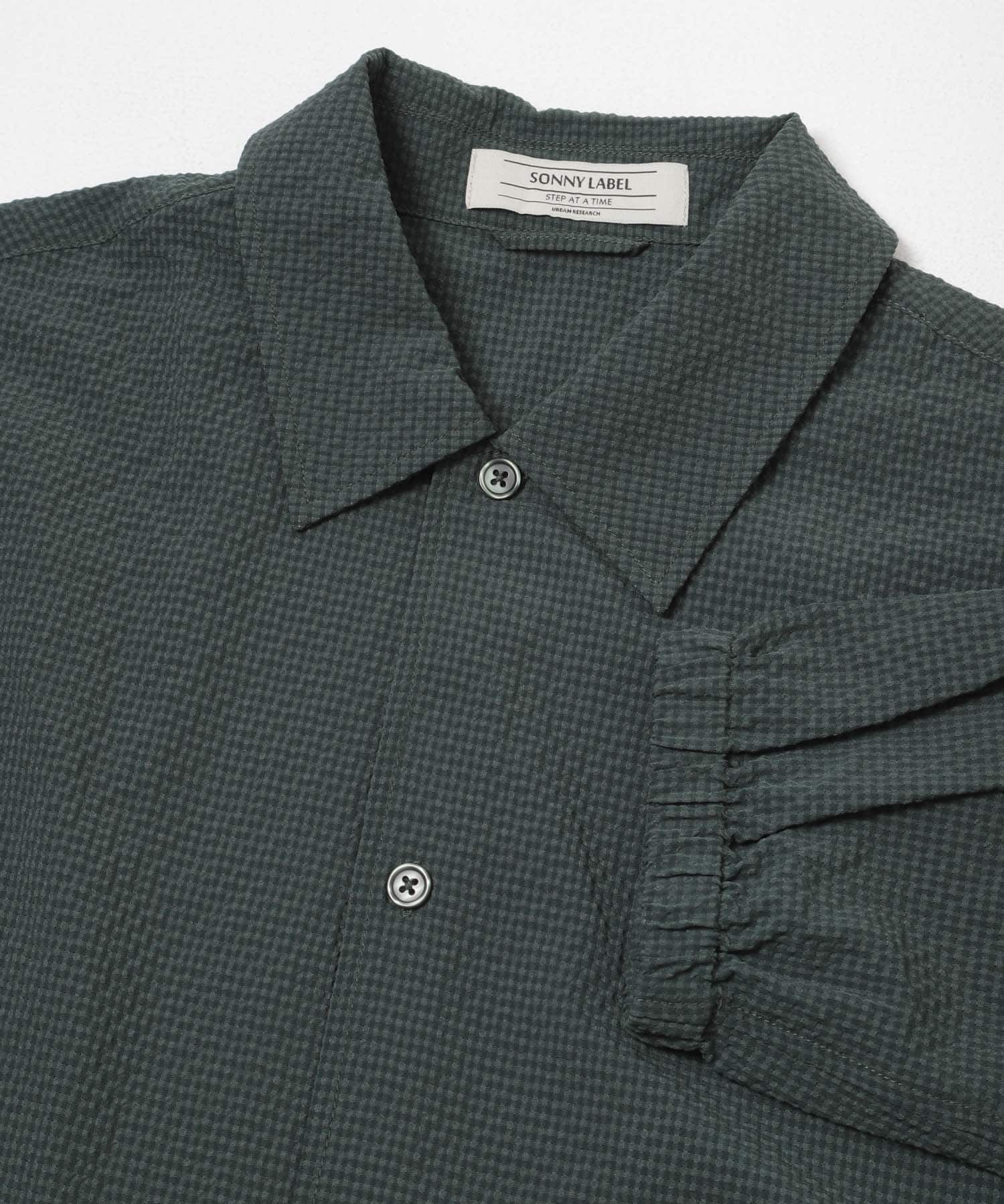 シアサッカーコーチジャケット グリーン M