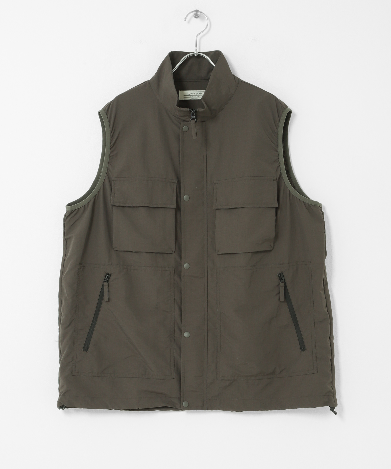 COOLING FAN STAND VEST CHARCOAL S