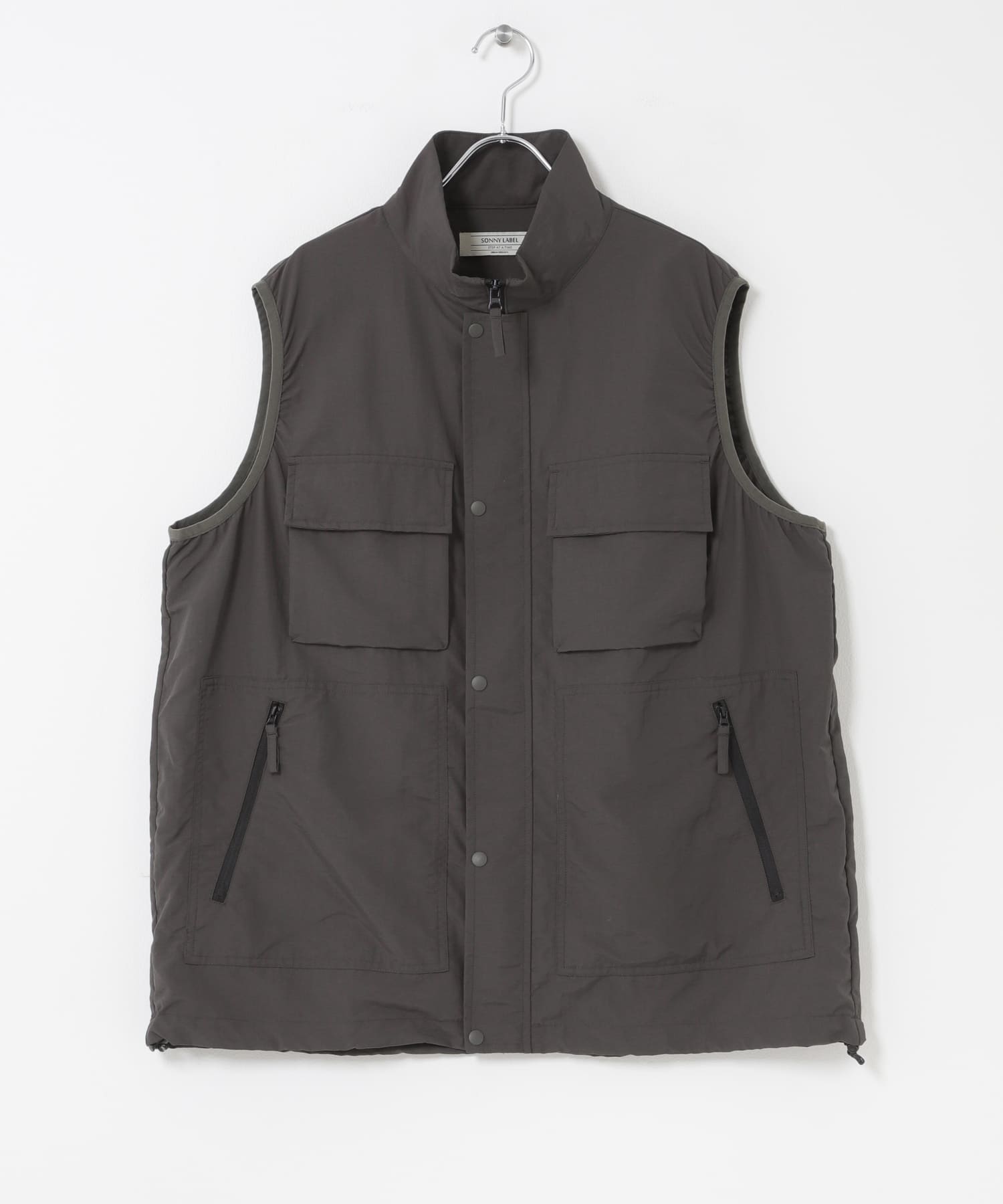COOLING FAN STAND VEST CHARCOAL S