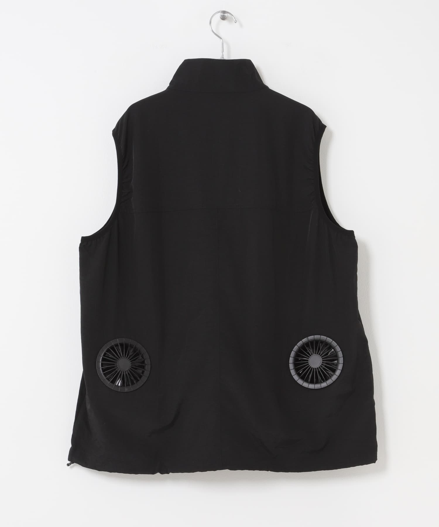 COOLING FAN STAND VEST BLACK S