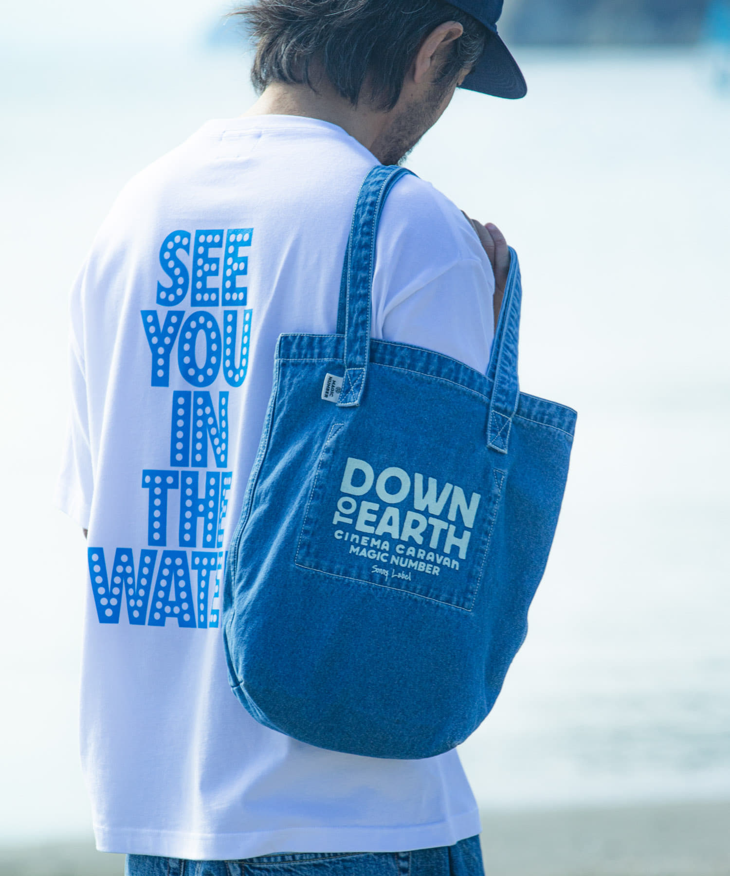 CINEMACARAVAN×MAGIC NUMBER×Sonny Label　コラボバッグB BLUE One