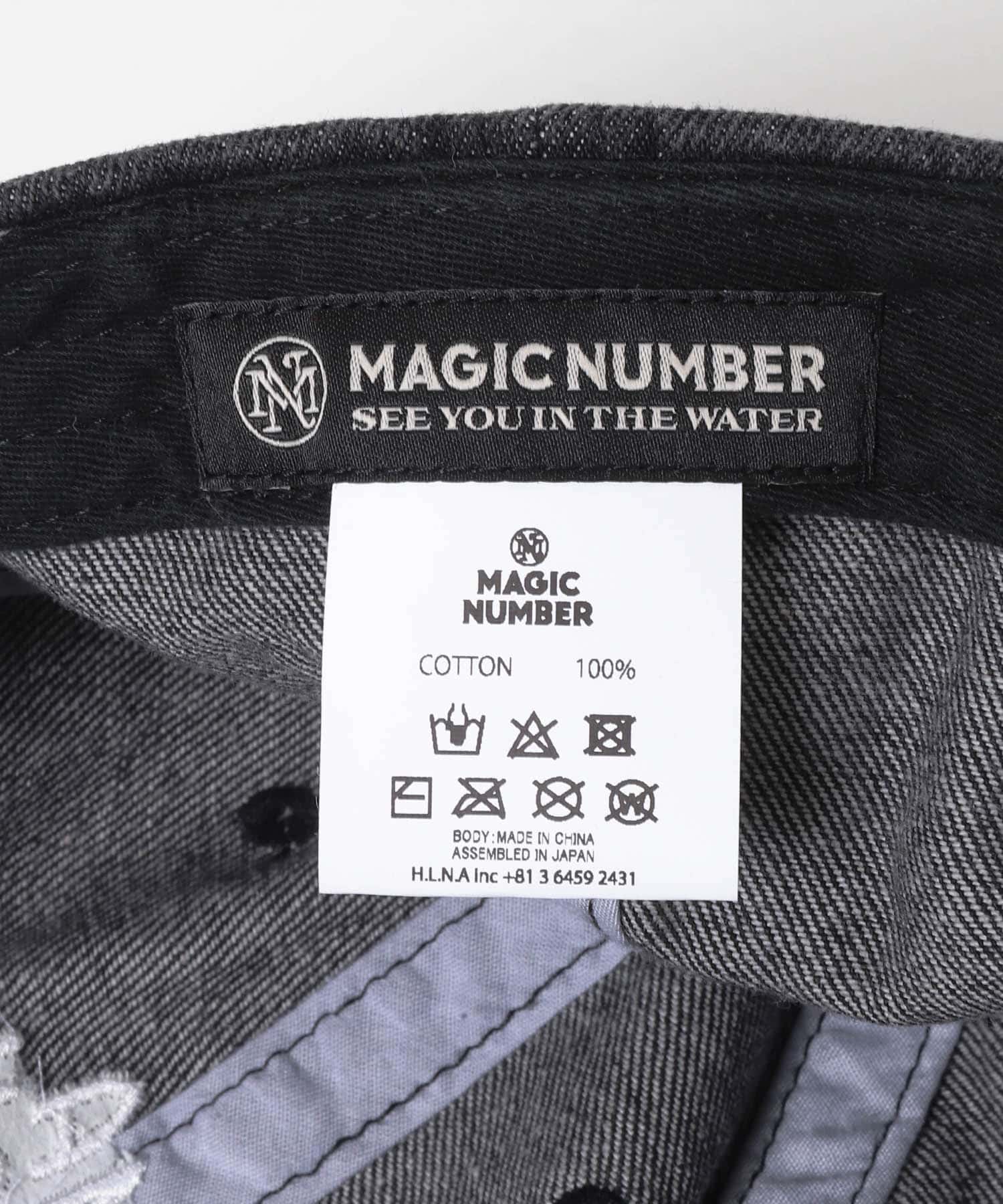 CINEMACARAVAN×MAGIC NUMBER×Sonny Label　コラボキャップC BLACK One