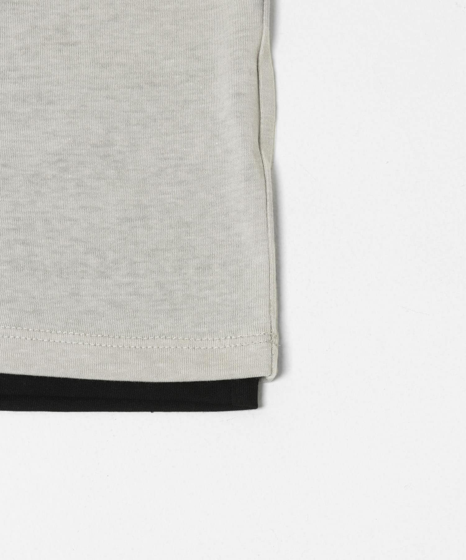 シアーTシャツSET GRY×BLK Free