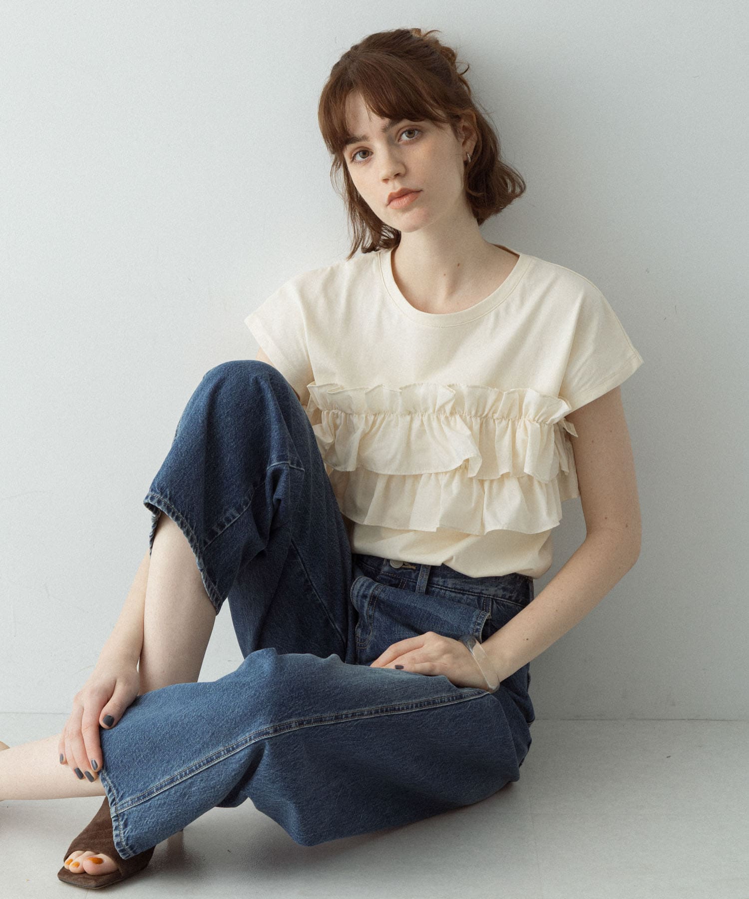 『WEB限定』フリルドッキングプルオーバー