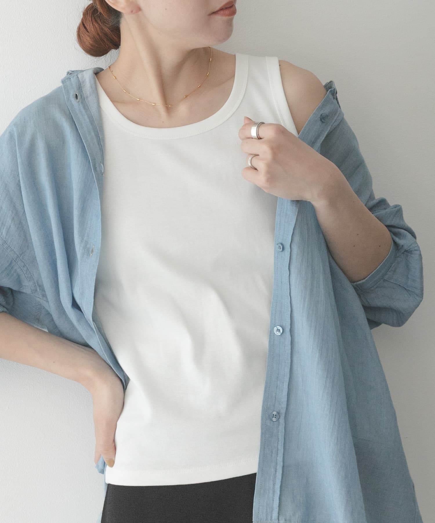 『UR TECH』ベーシックフライスタンクトップ