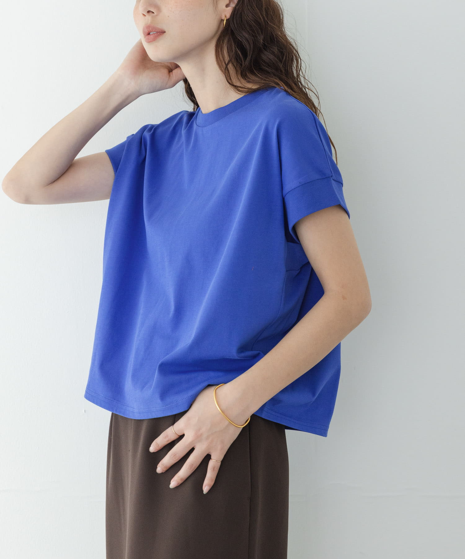 UVカットクールタッチフレンチTシャツ