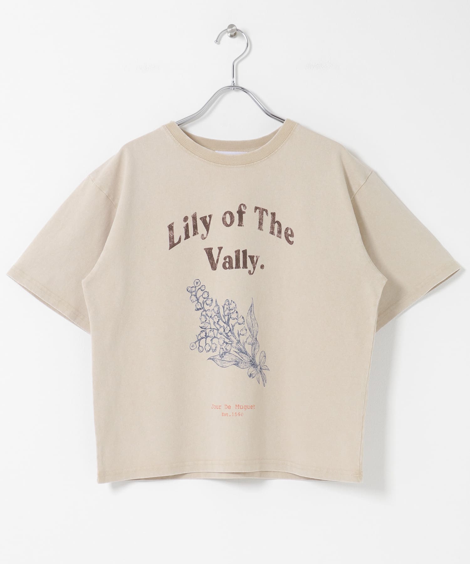 LILY OF THE VALLEY T-SHIRTS ベージュ Free