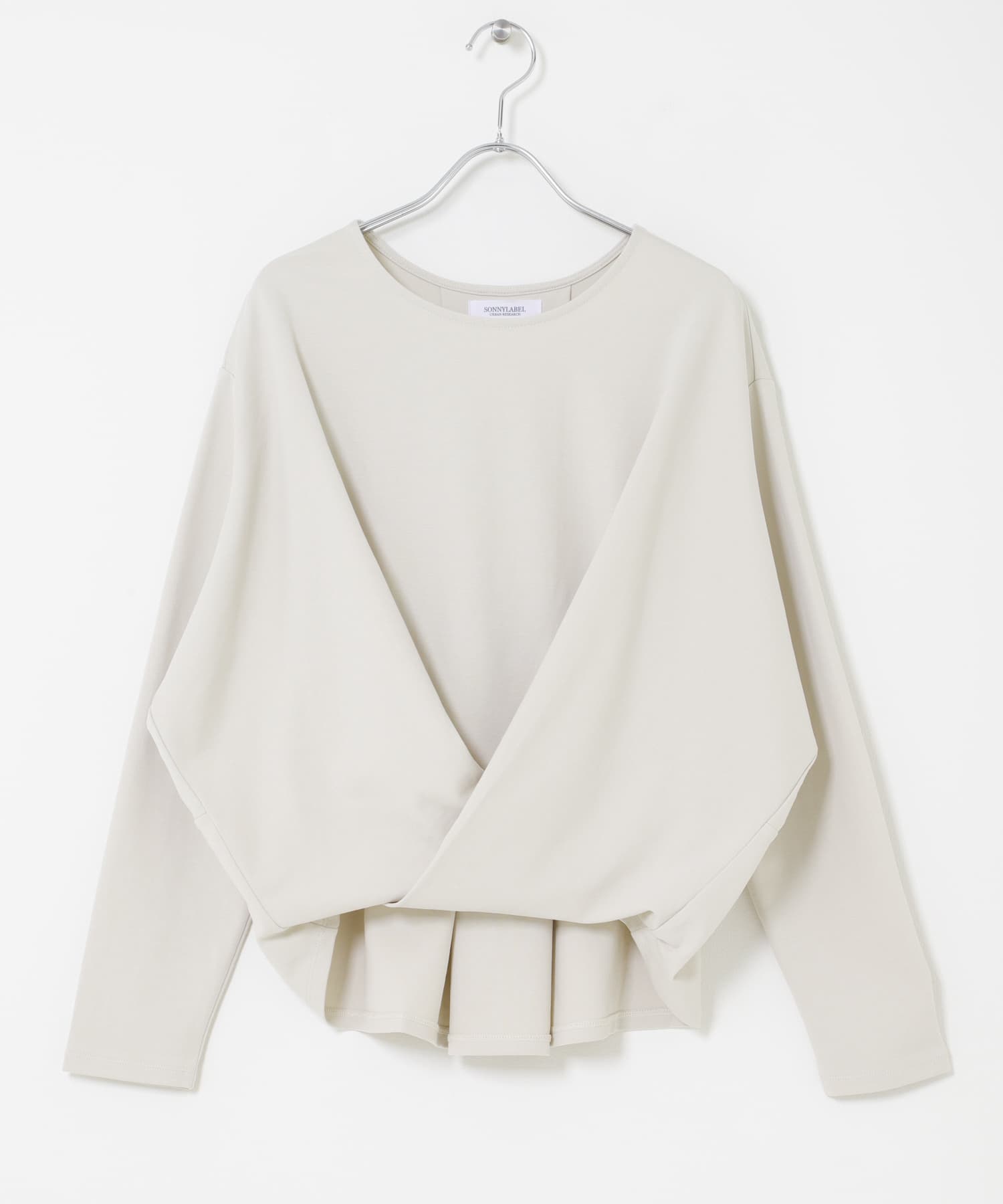 『WEB限定』フロントタックカットポンチプルオーバー L.グレー Free