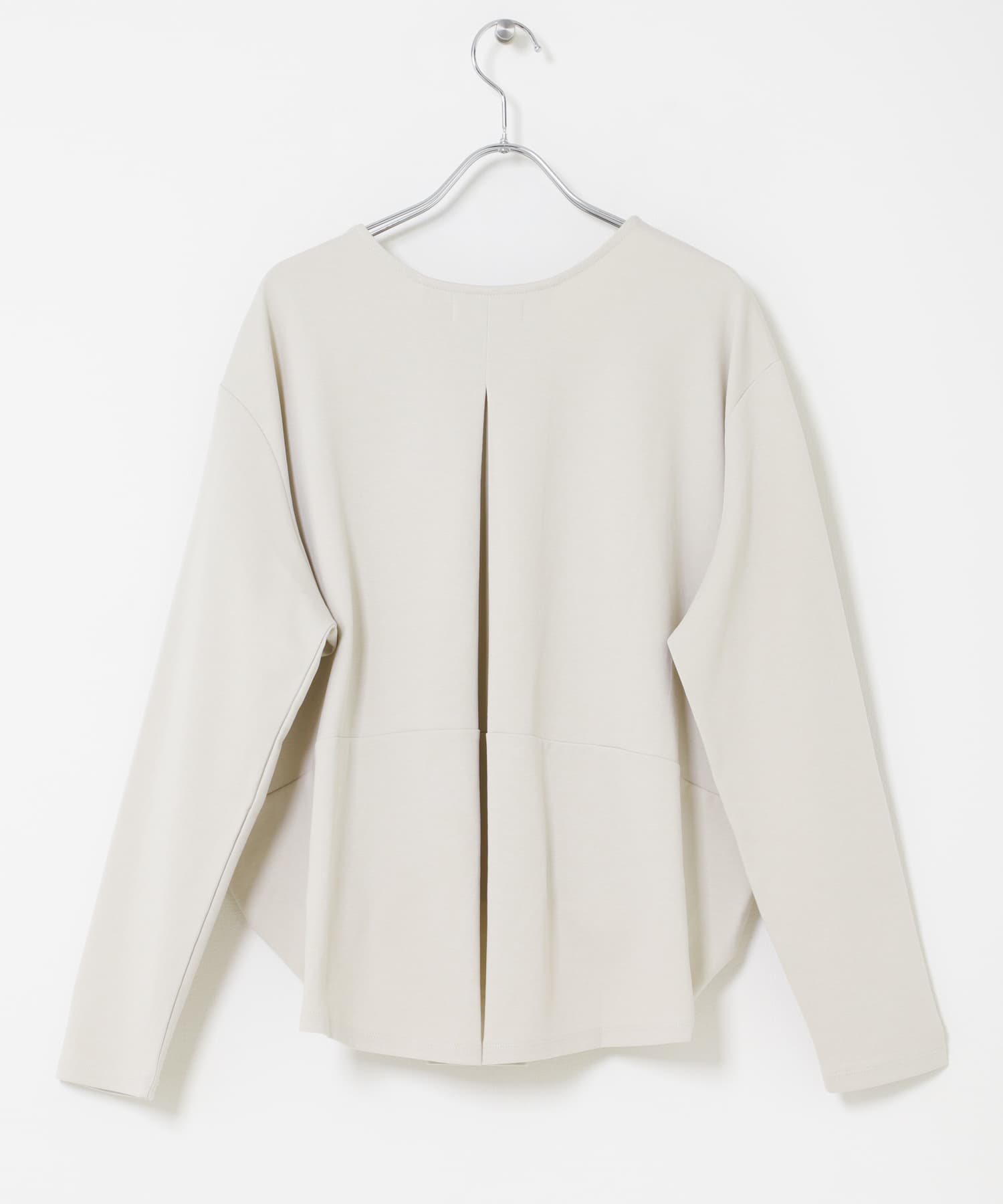 『WEB限定』フロントタックカットポンチプルオーバー L.グレー Free