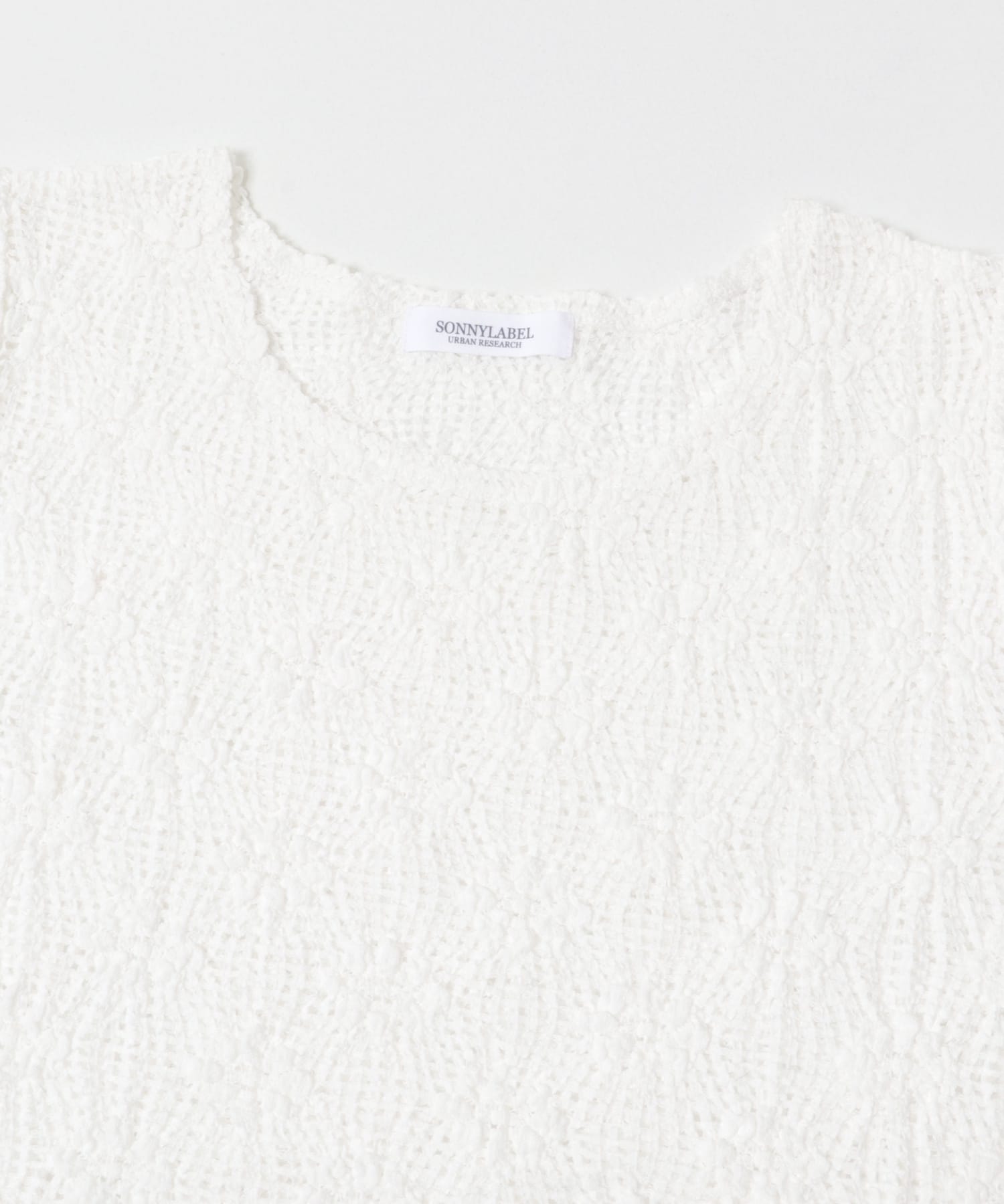 ベーシックレースTシャツ ホワイト Free