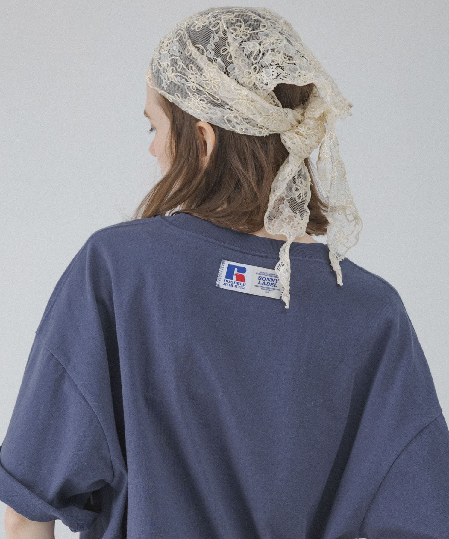 『別注』RUSSELL ATHLETIC×Sonny Label　ロゴプリントTシャツ