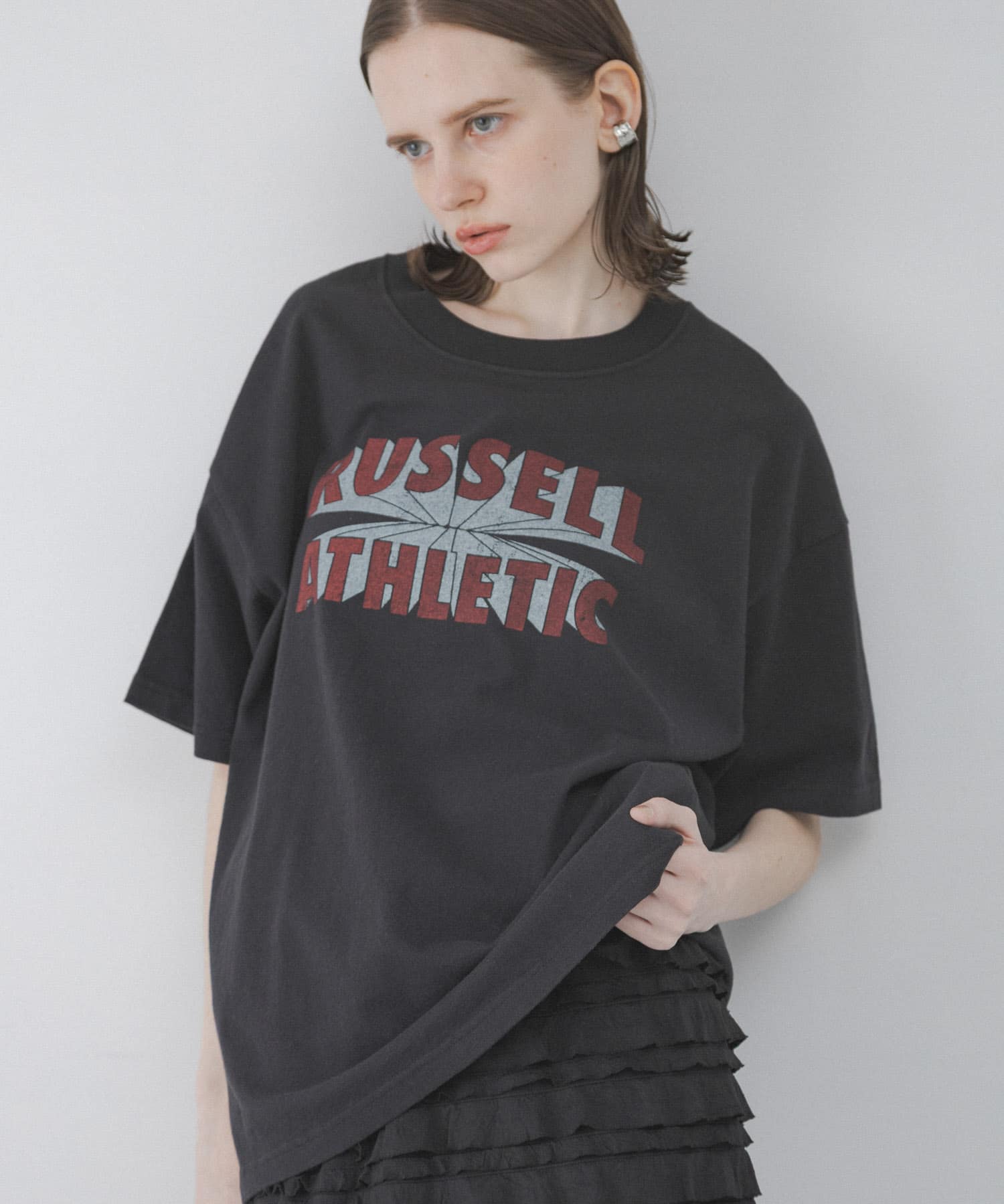 『別注』RUSSELL ATHLETIC×Sonny Label　ロゴプリントTシャツ