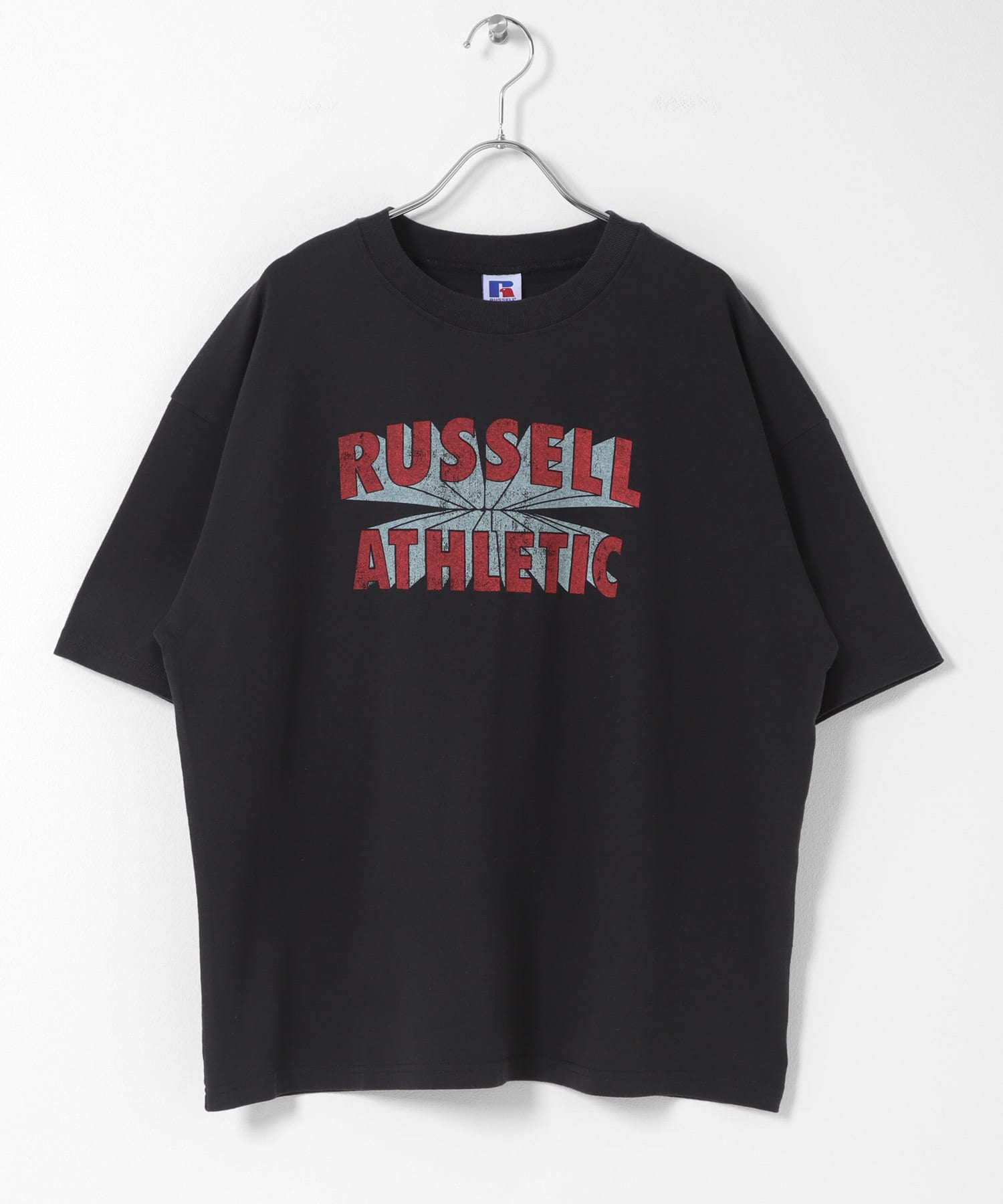 『別注』RUSSELL ATHLETIC×Sonny Label　ロゴプリントTシャツ ブラック S