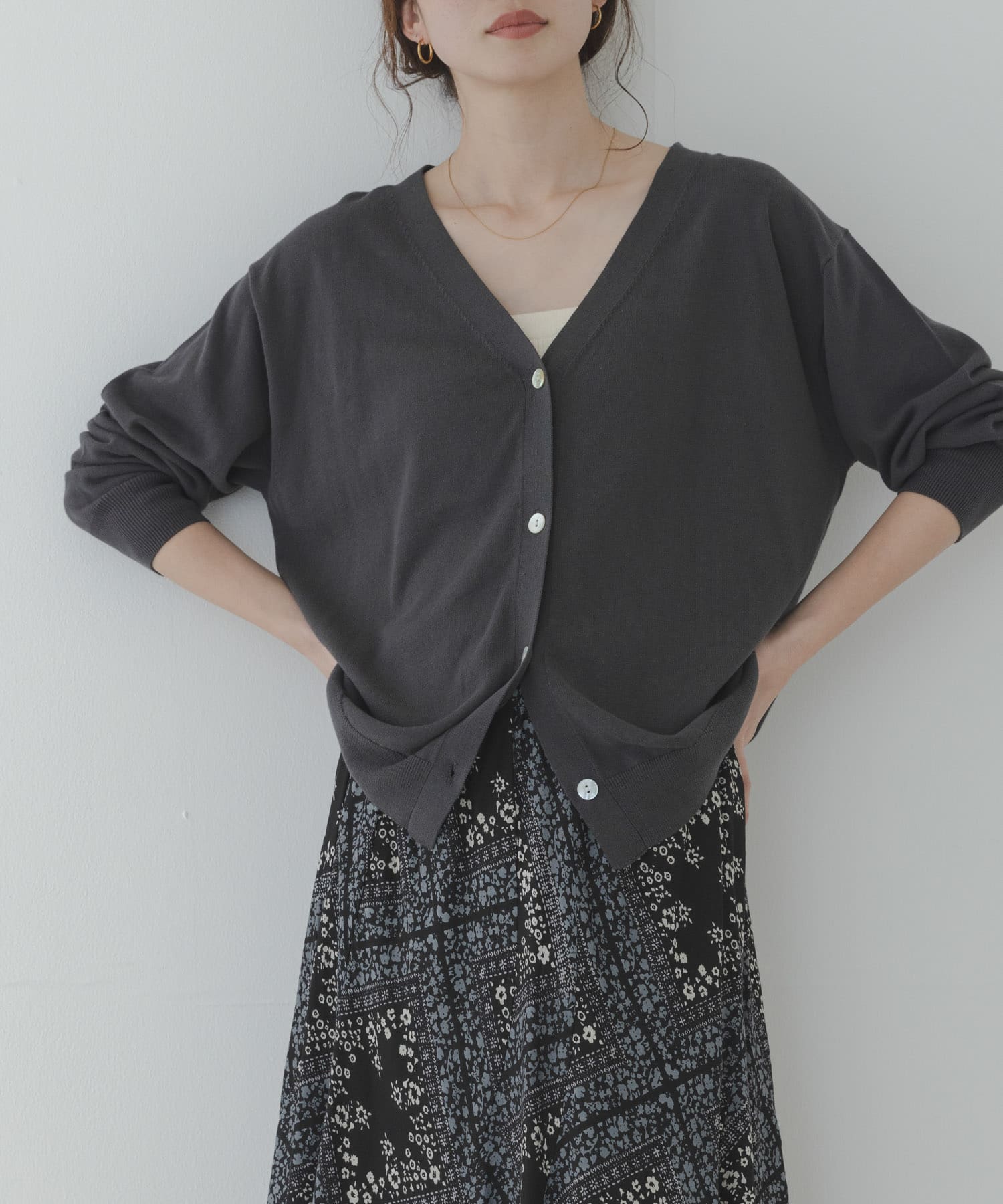 『WEB限定』クールミストミディカーディガン