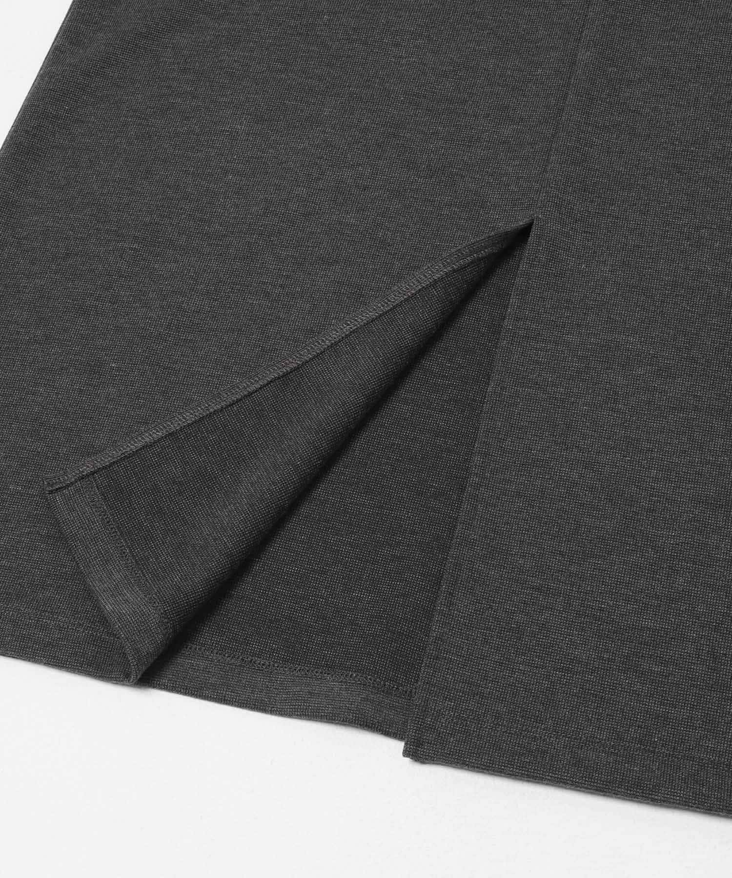 カットポロワンピース チャコール Free