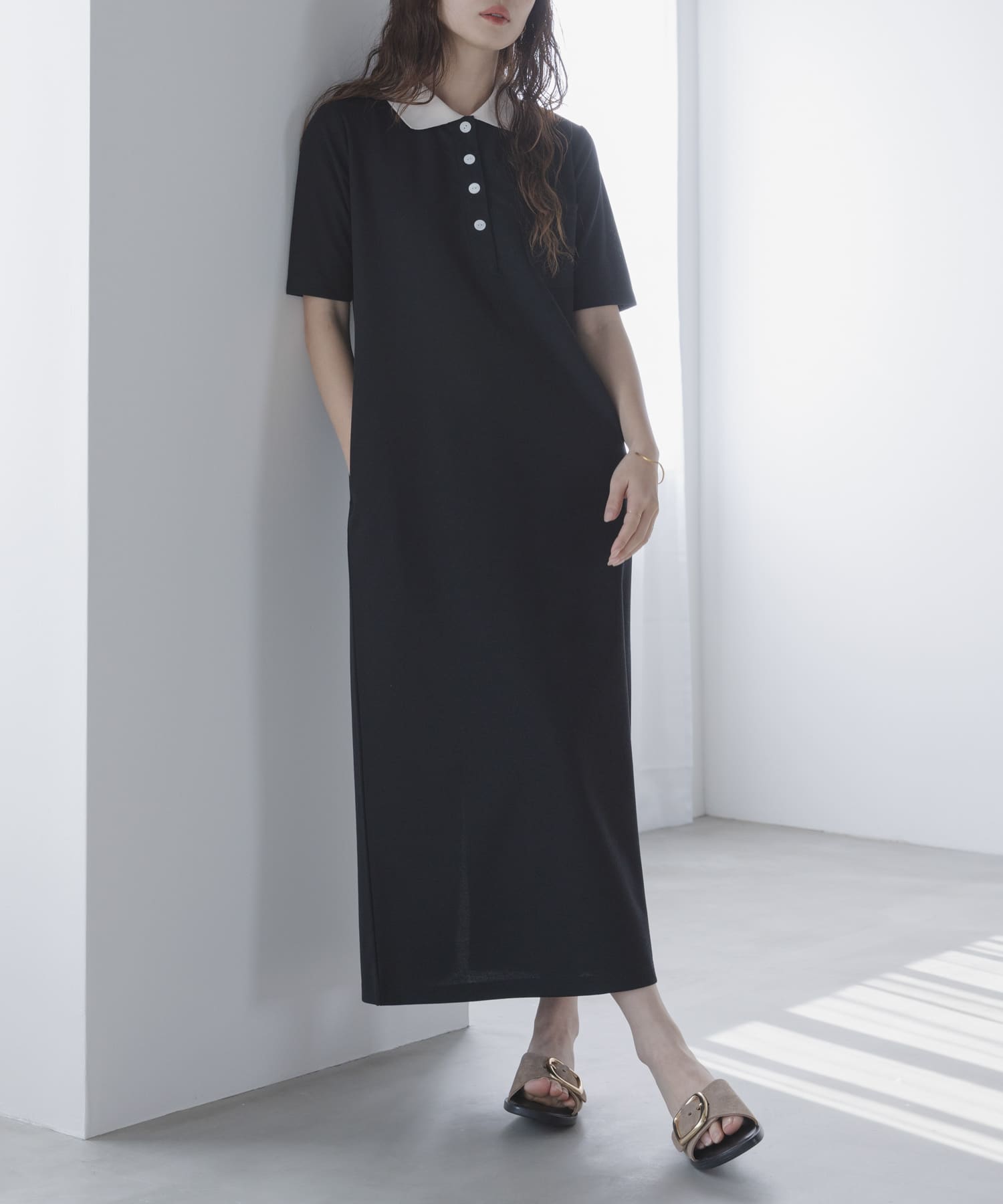 カットポロワンピース