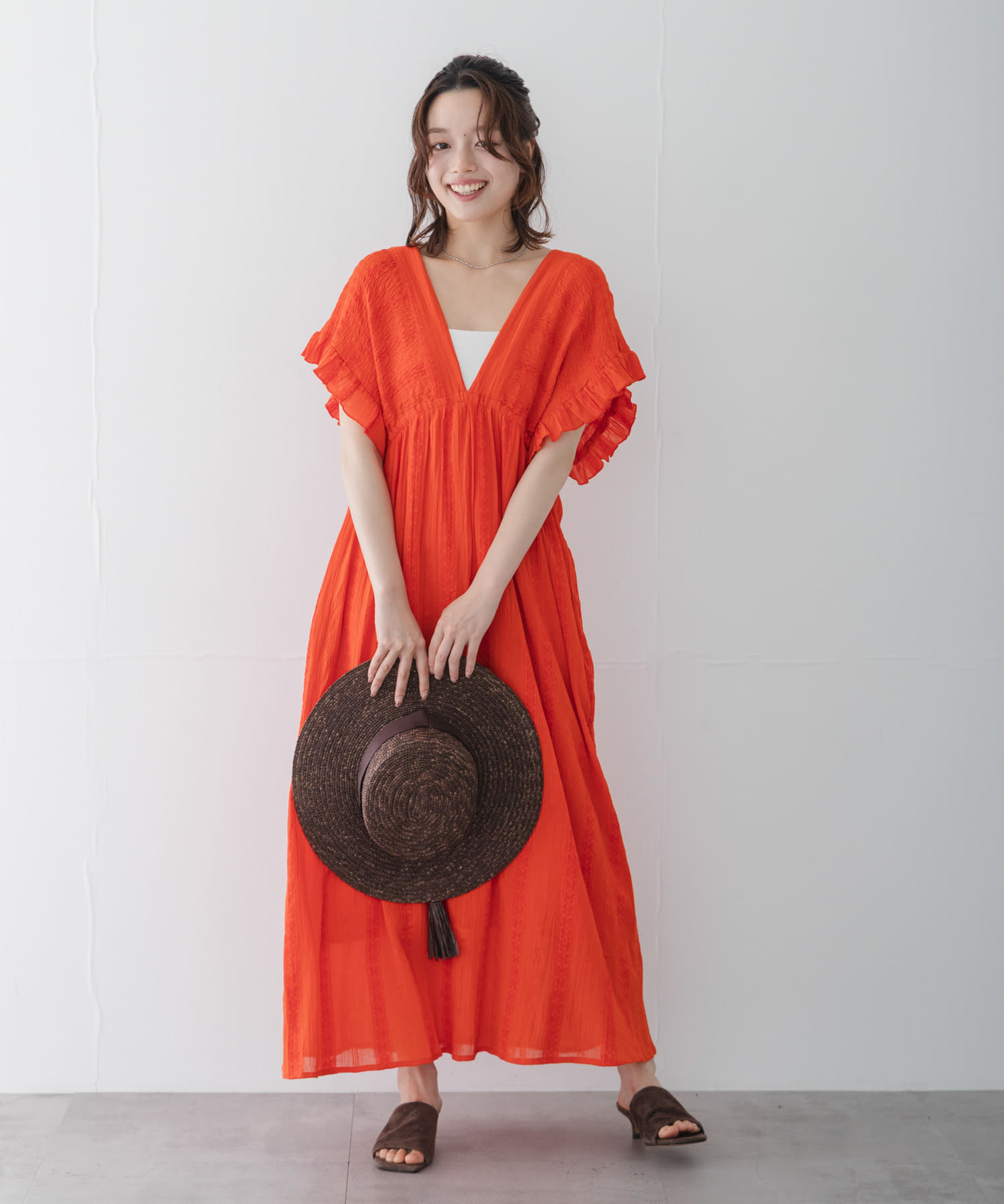 身長：162cm サイズ：FREE