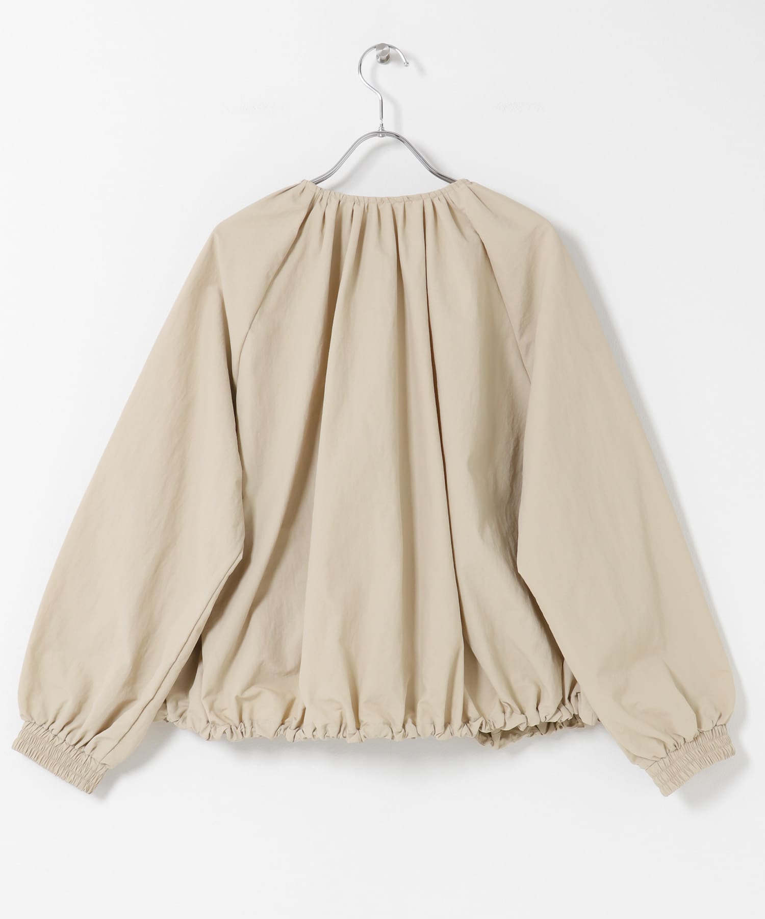 『UR TECH』バルーンショートブルゾン ベージュ Free