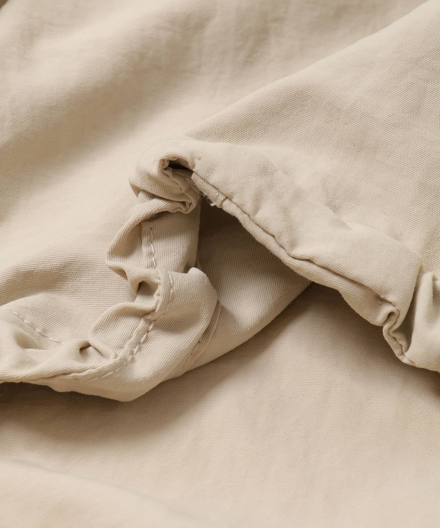 『UR TECH』バルーンショートブルゾン ベージュ Free