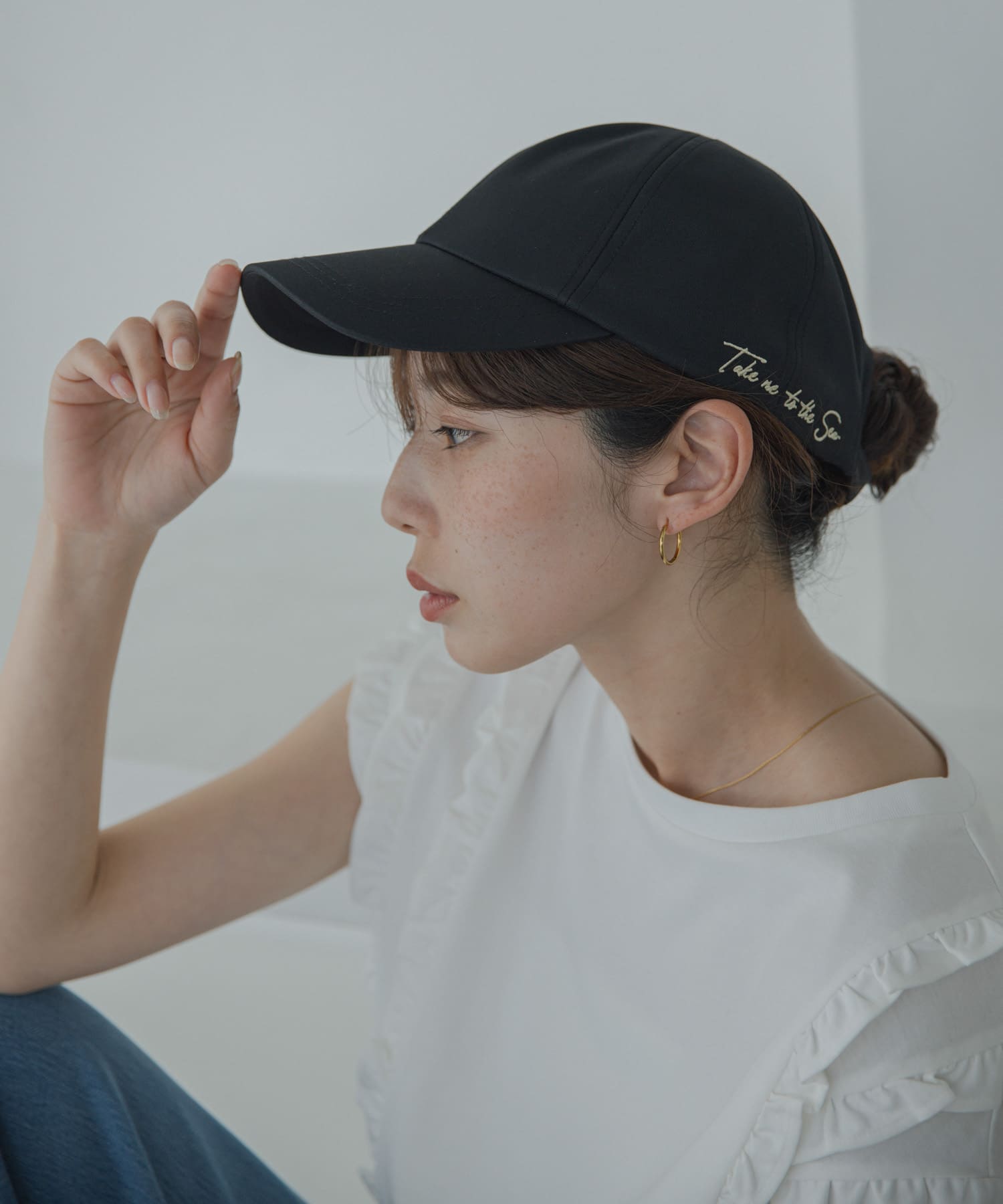 TAKE ME TO THE SEA CAP ブラック One