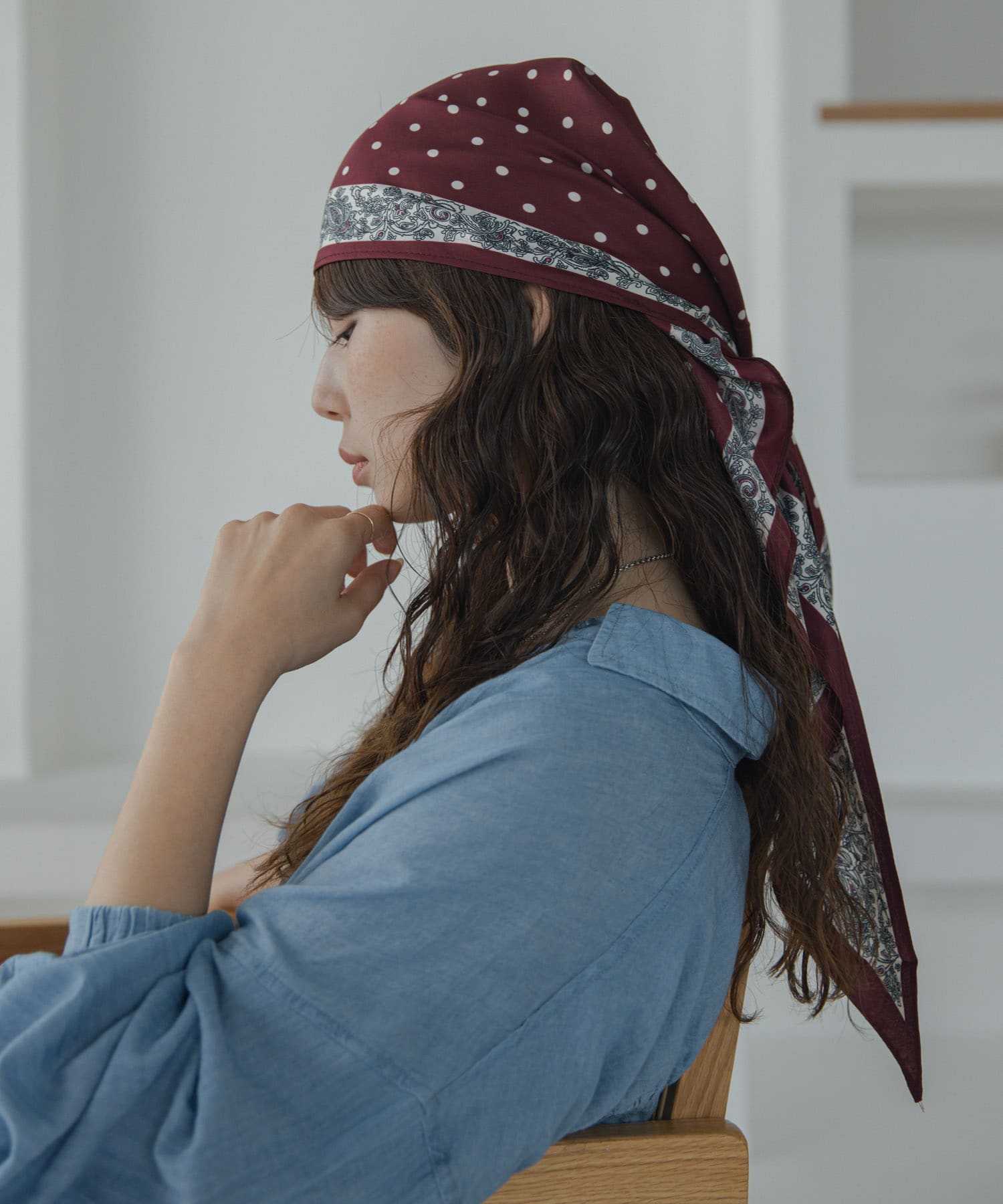 ドットサンカクスカーフ