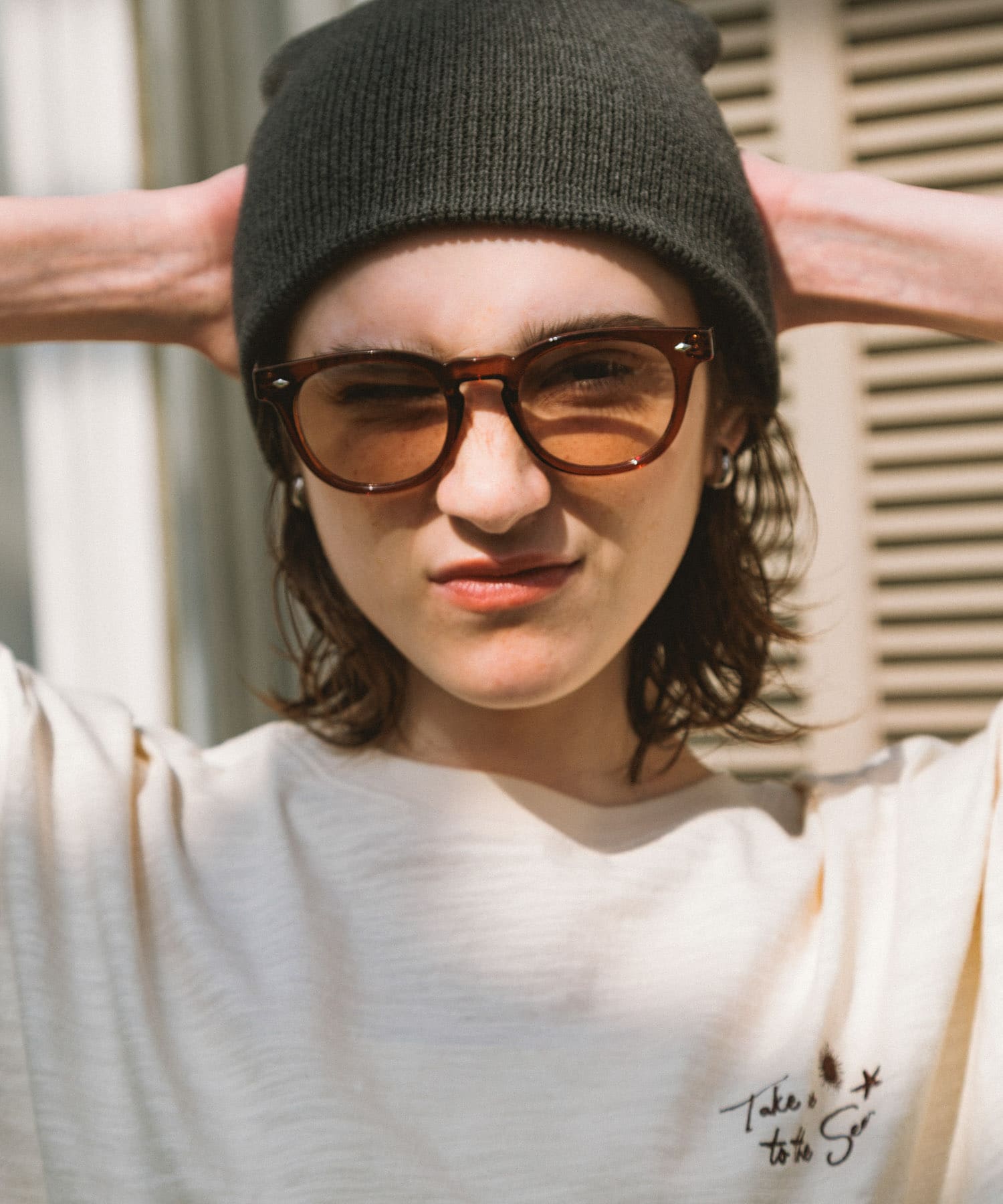 Swayme　調光ワイドフレームサングラス