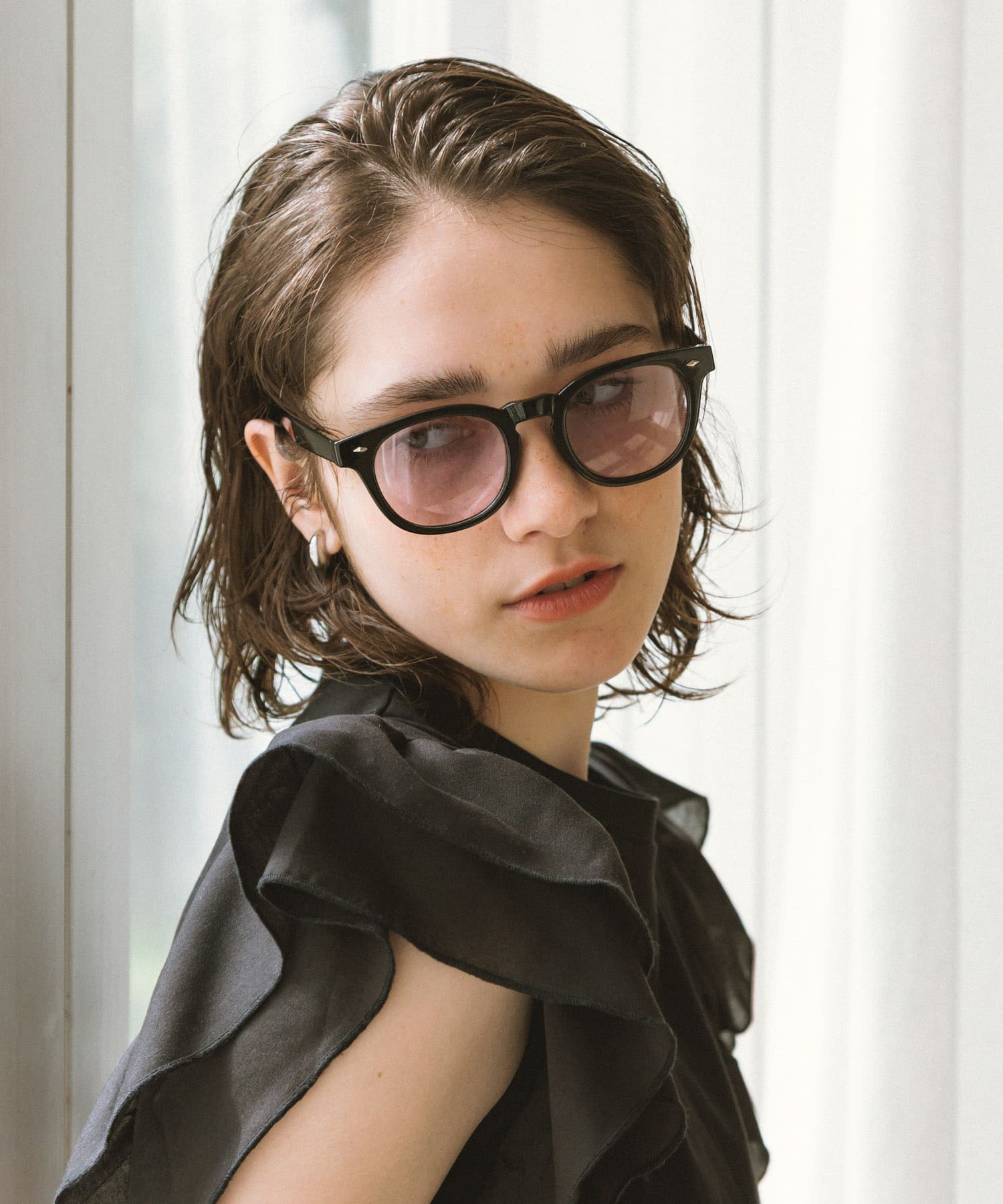 Swayme　調光ワイドフレームサングラス