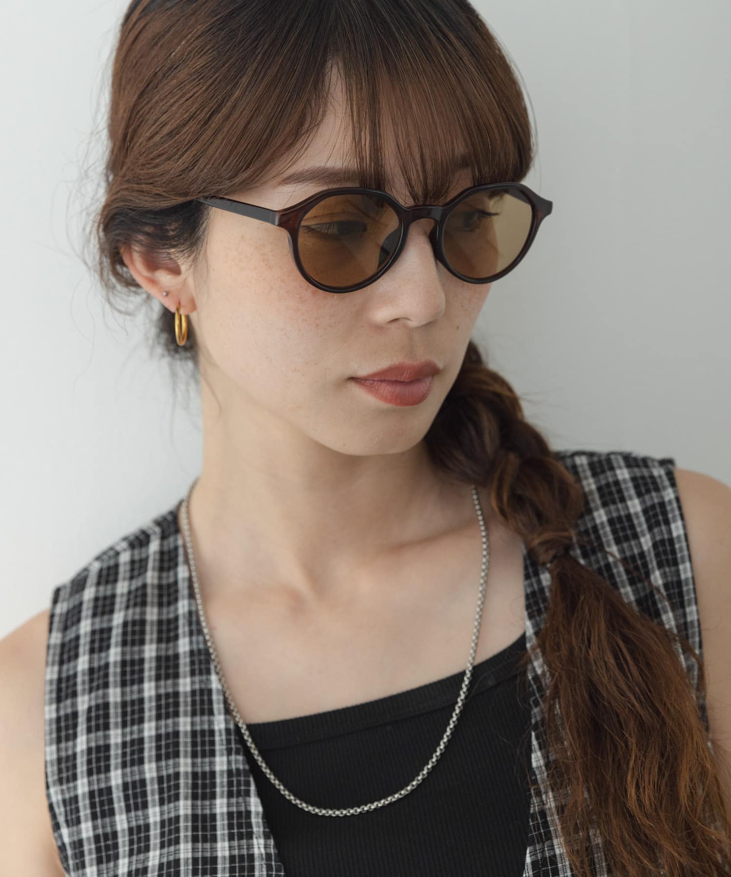 クリアカラーレンズサングラス