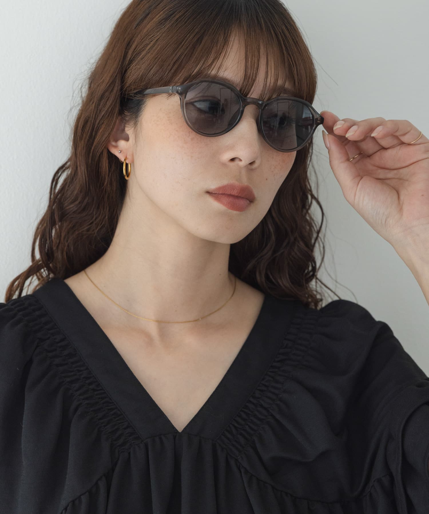 クリアカラーレンズサングラス