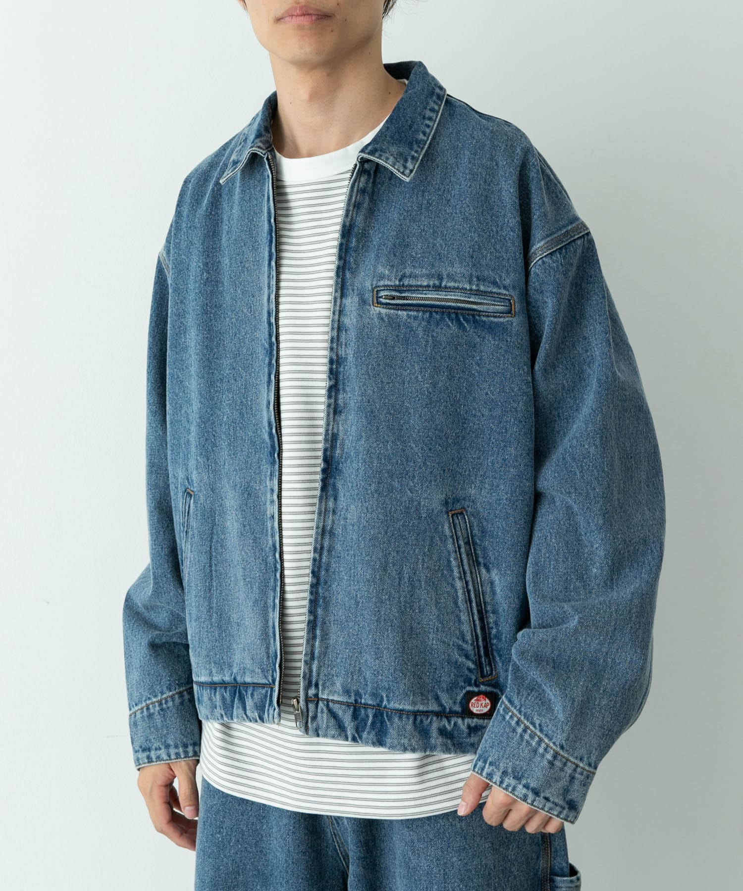 別注』RED KAP×Sonny Label デニムジップブルゾン(M ワンウォッシュ