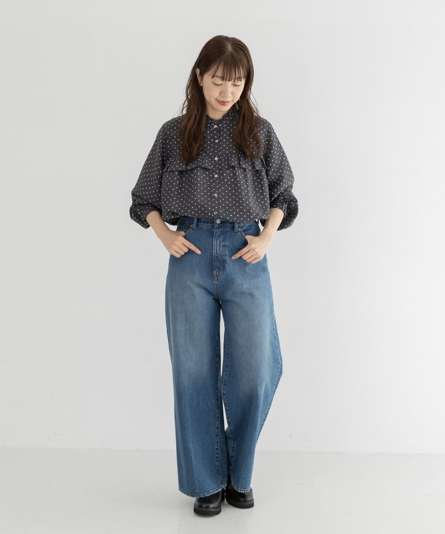 身長：165cm サイズ：Free