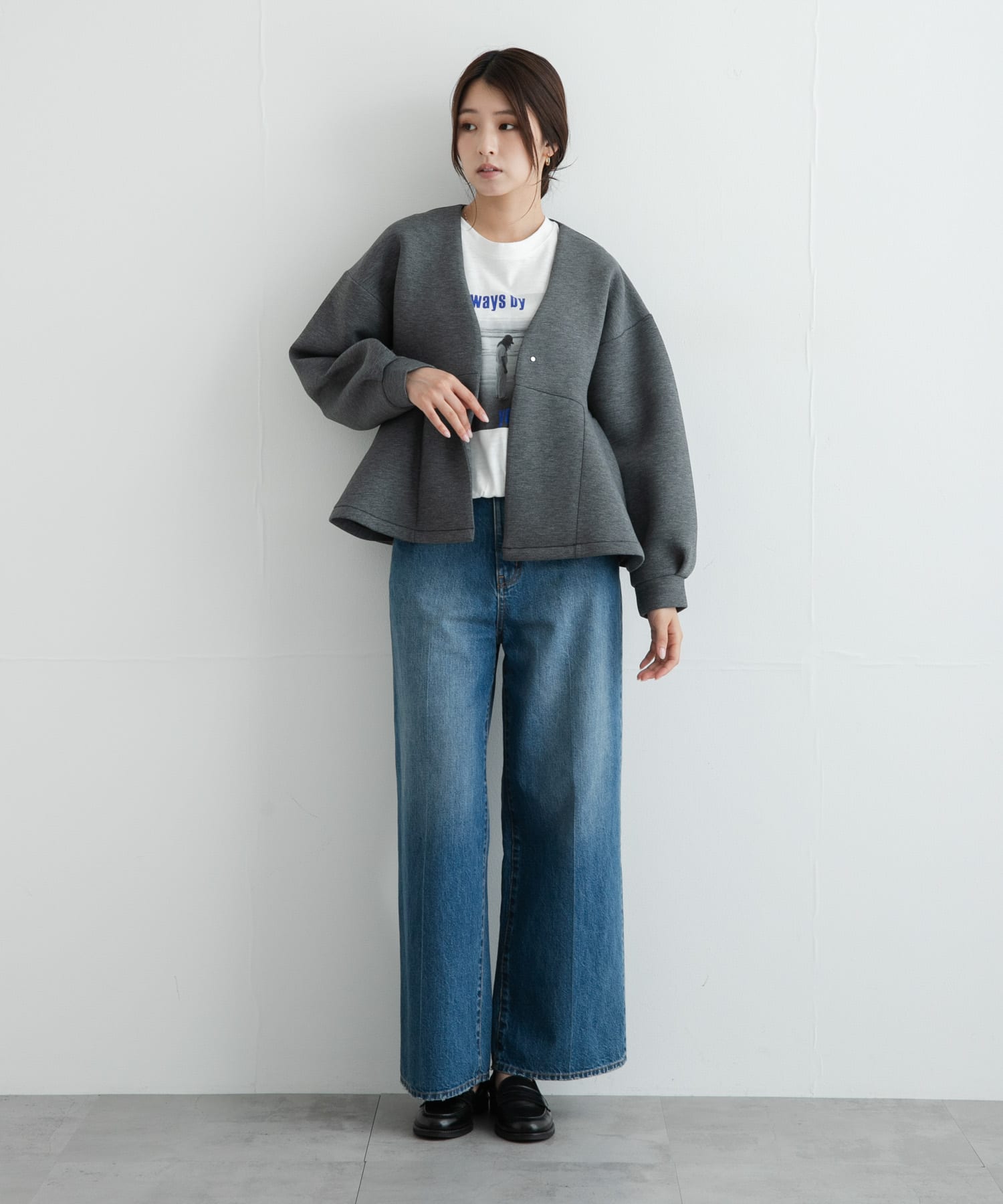 杢グレー