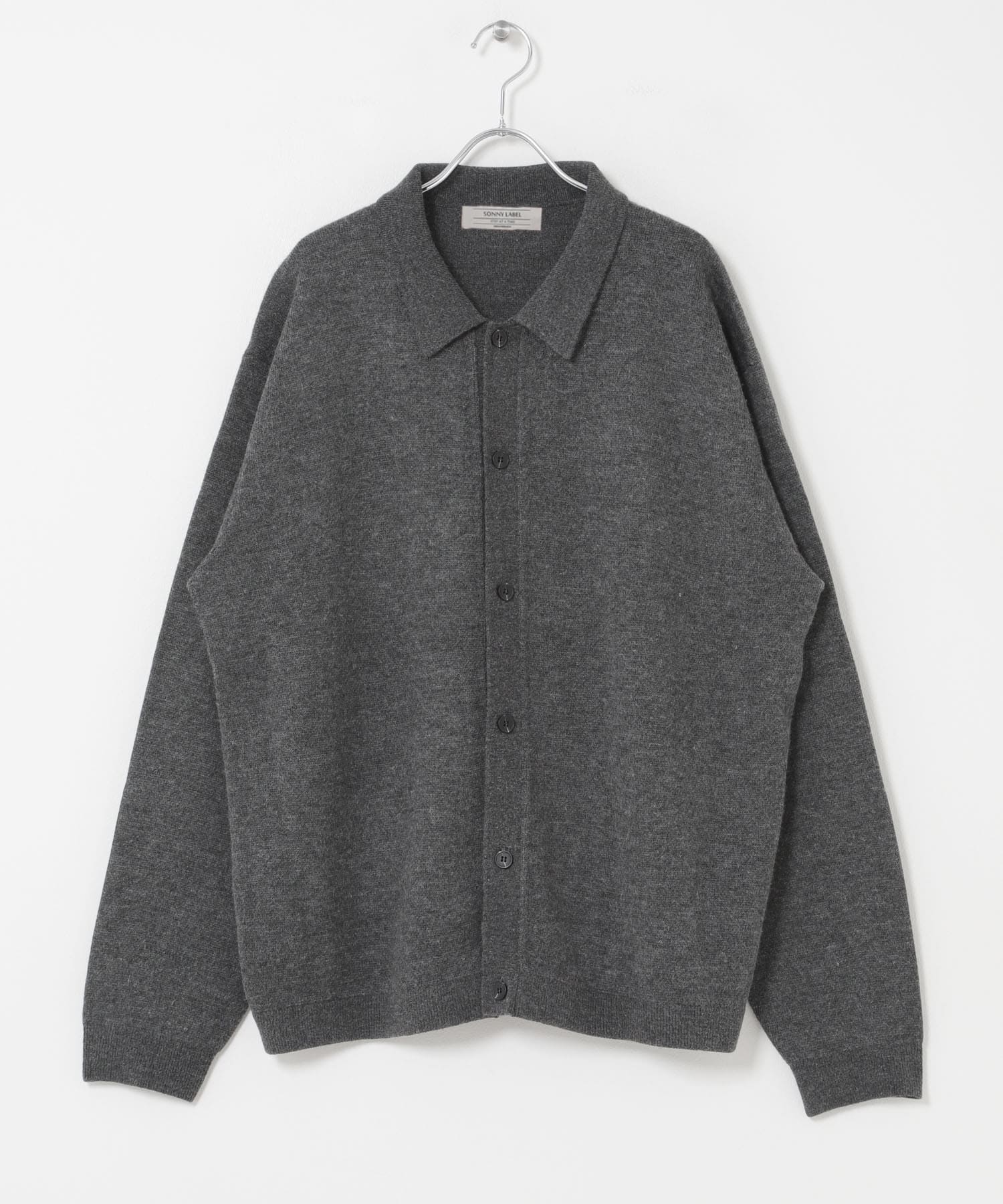 ダブルジャガードニットシャツ(M ダークグリーン): トップス｜URBAN