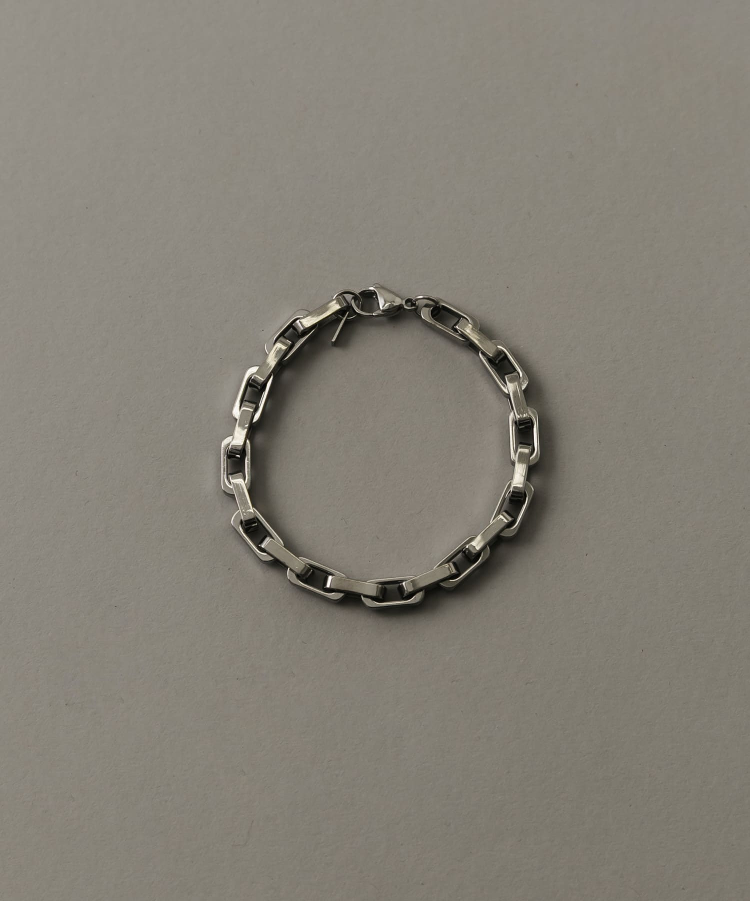 ステンレススクエアチェーンブレスレット