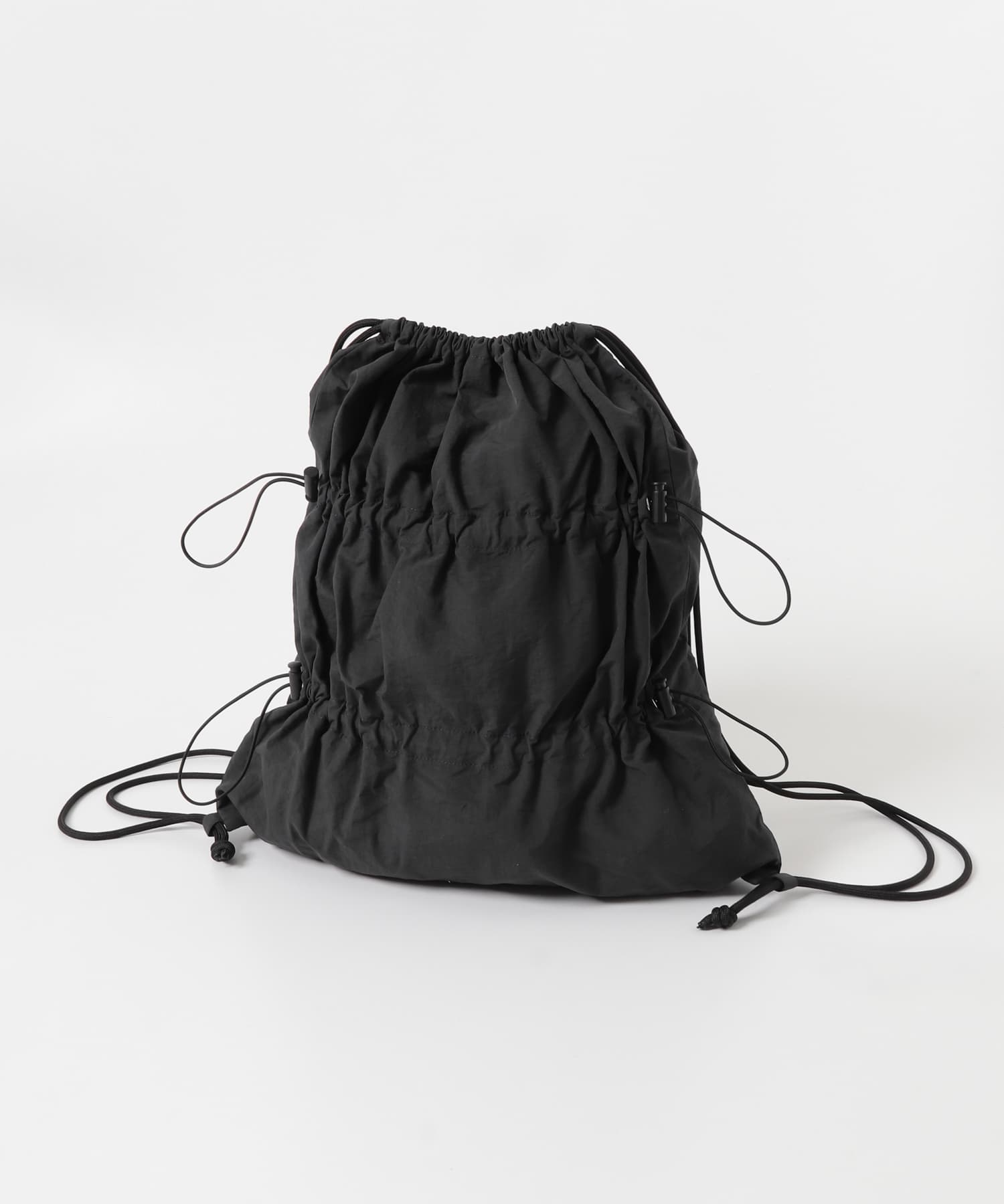 ドロストギャザーナップサック BLK -